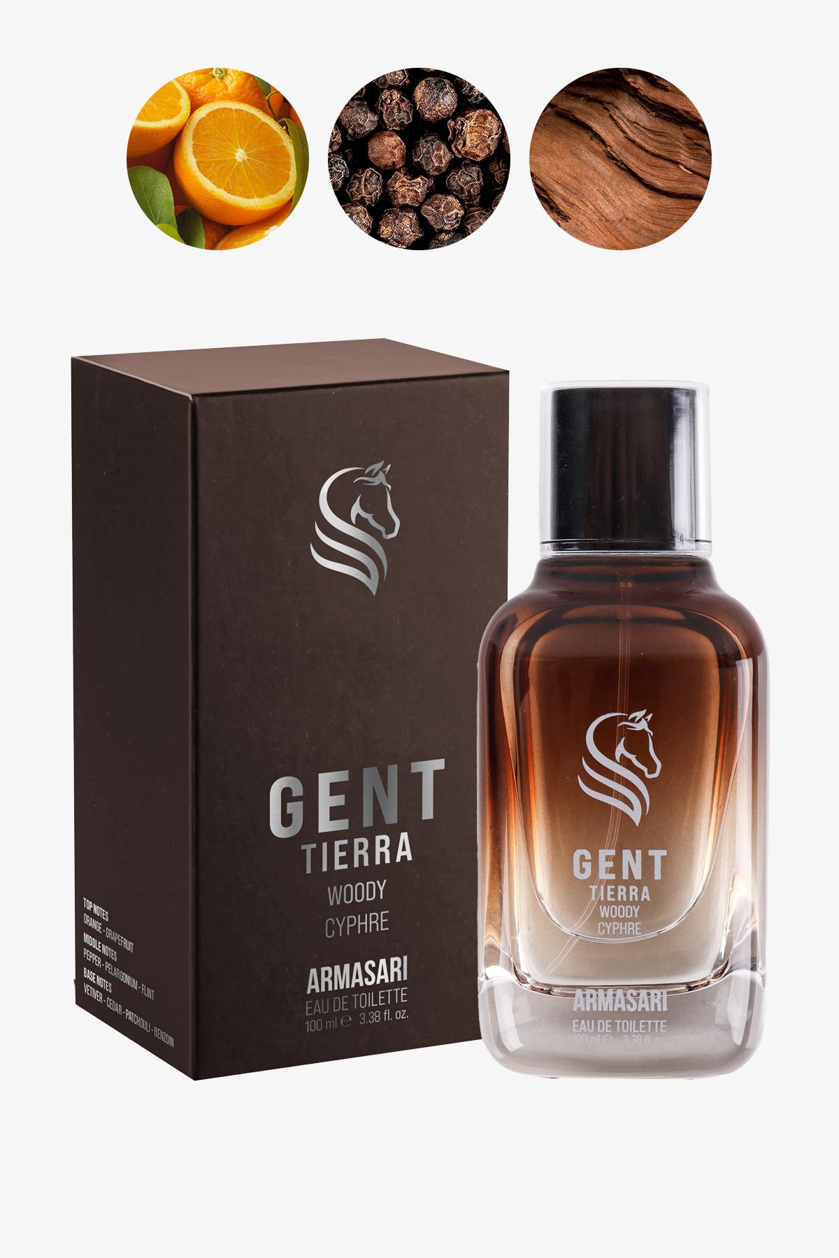 Gent Tierra Odunsu Uzun Süre Kalıcı 100 ml Edt Erkek Parfüm