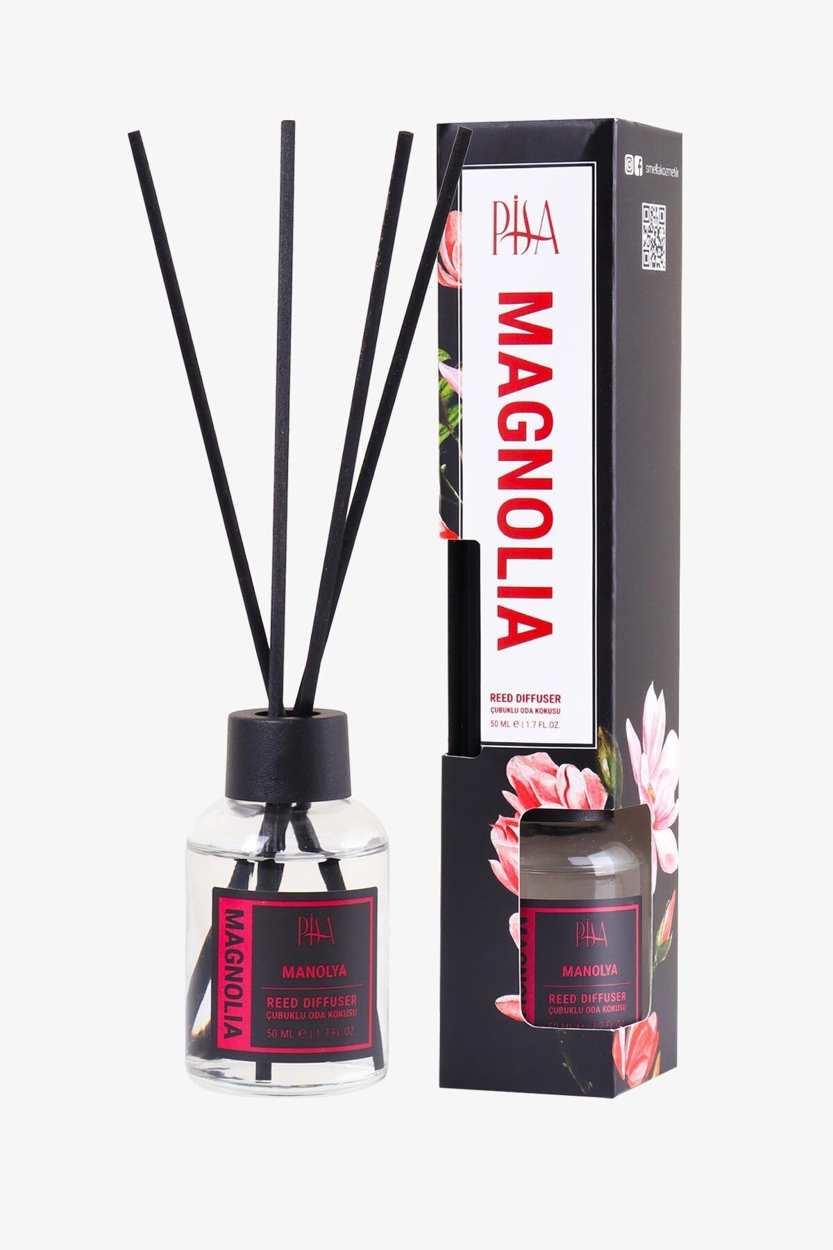 Manolya Oda Çubuklu Oda Kokusu Magnolia Cherry Reed Diffuser 50ml