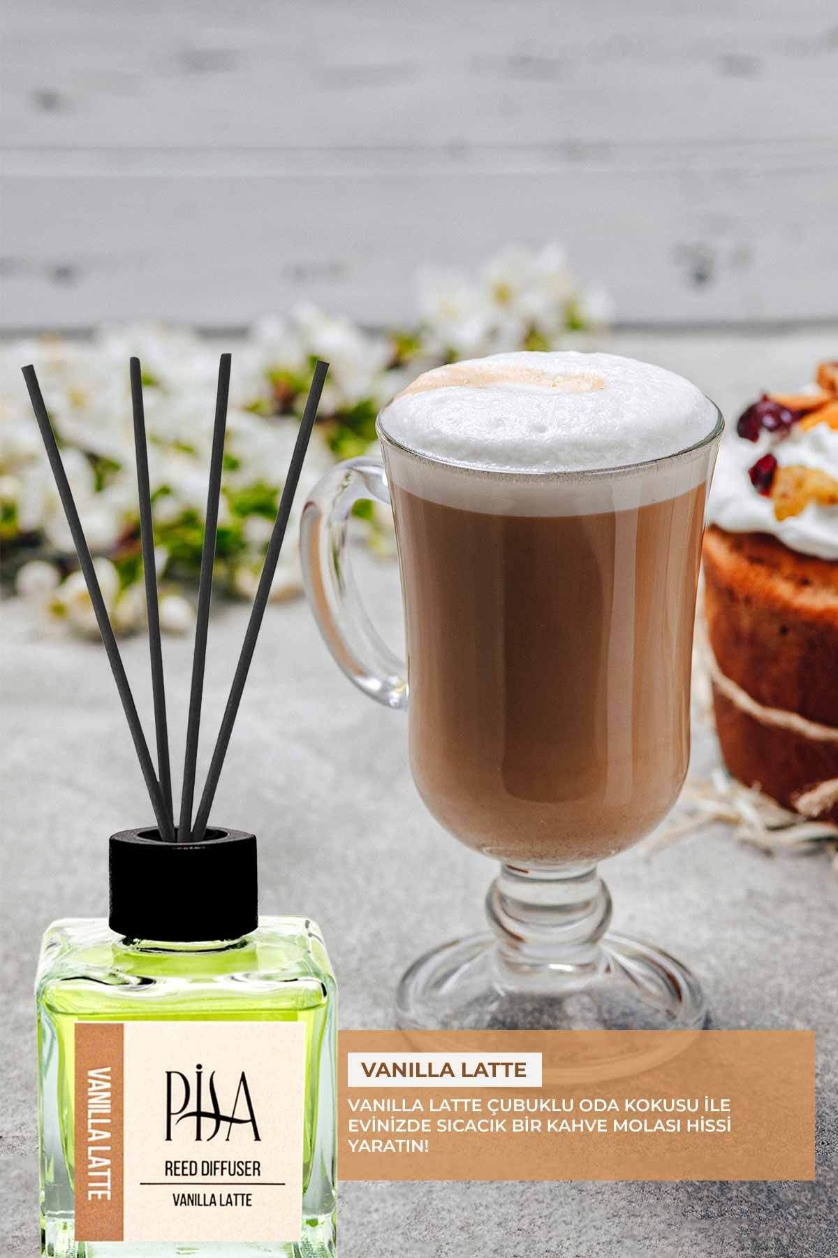 Vanilya Latte Çubuklu Oda Kokusu Vanilla Latte Reed Diffuser 100ml