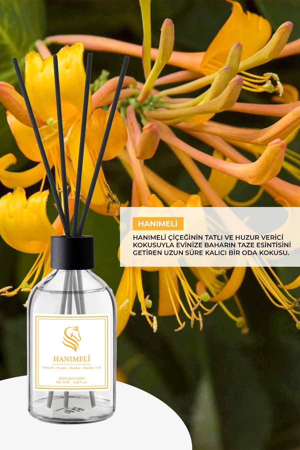Hanımeli Çubuklu Oda Kokusu Honeysuckle Reed Diffuser 100ml