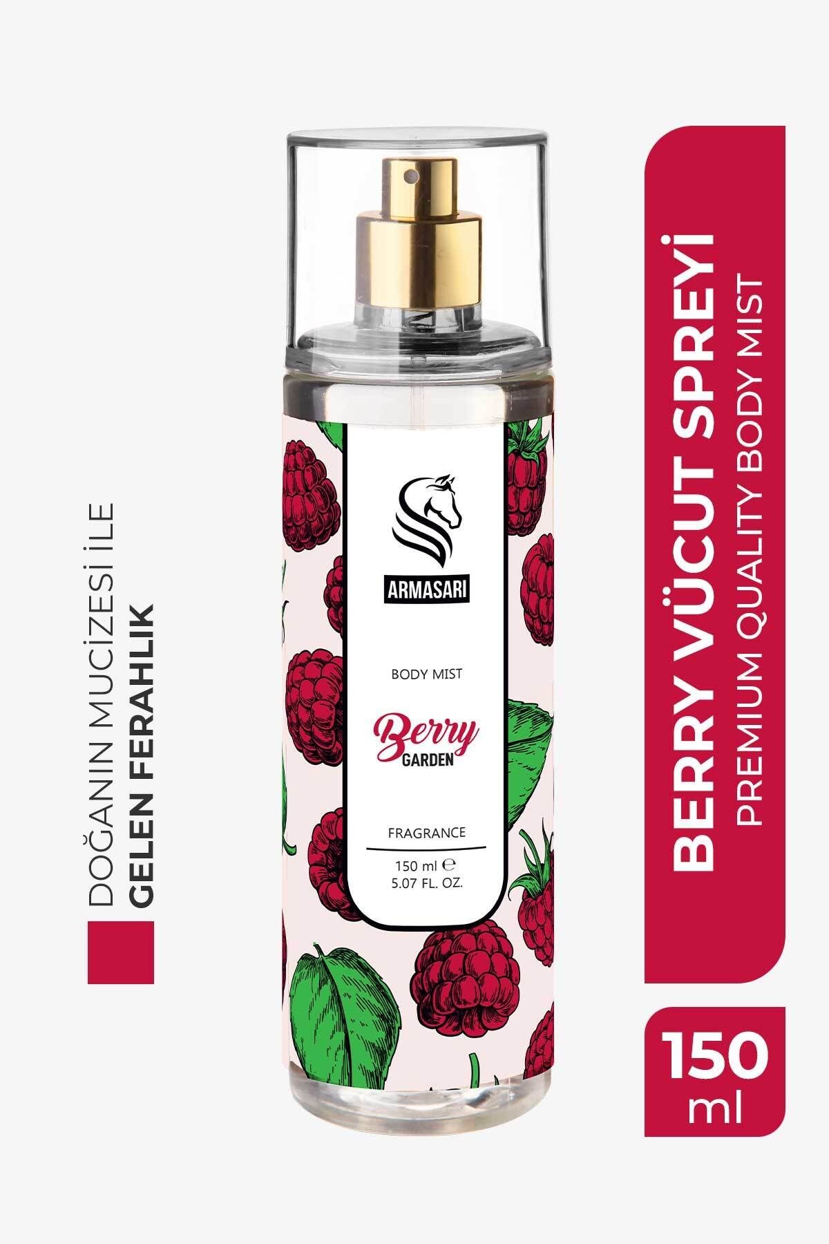 Berry Garden Parfümlü Kadın Vücut Spreyi Vücut Kokusu Vücut Misti Body Mist Spray 150ml