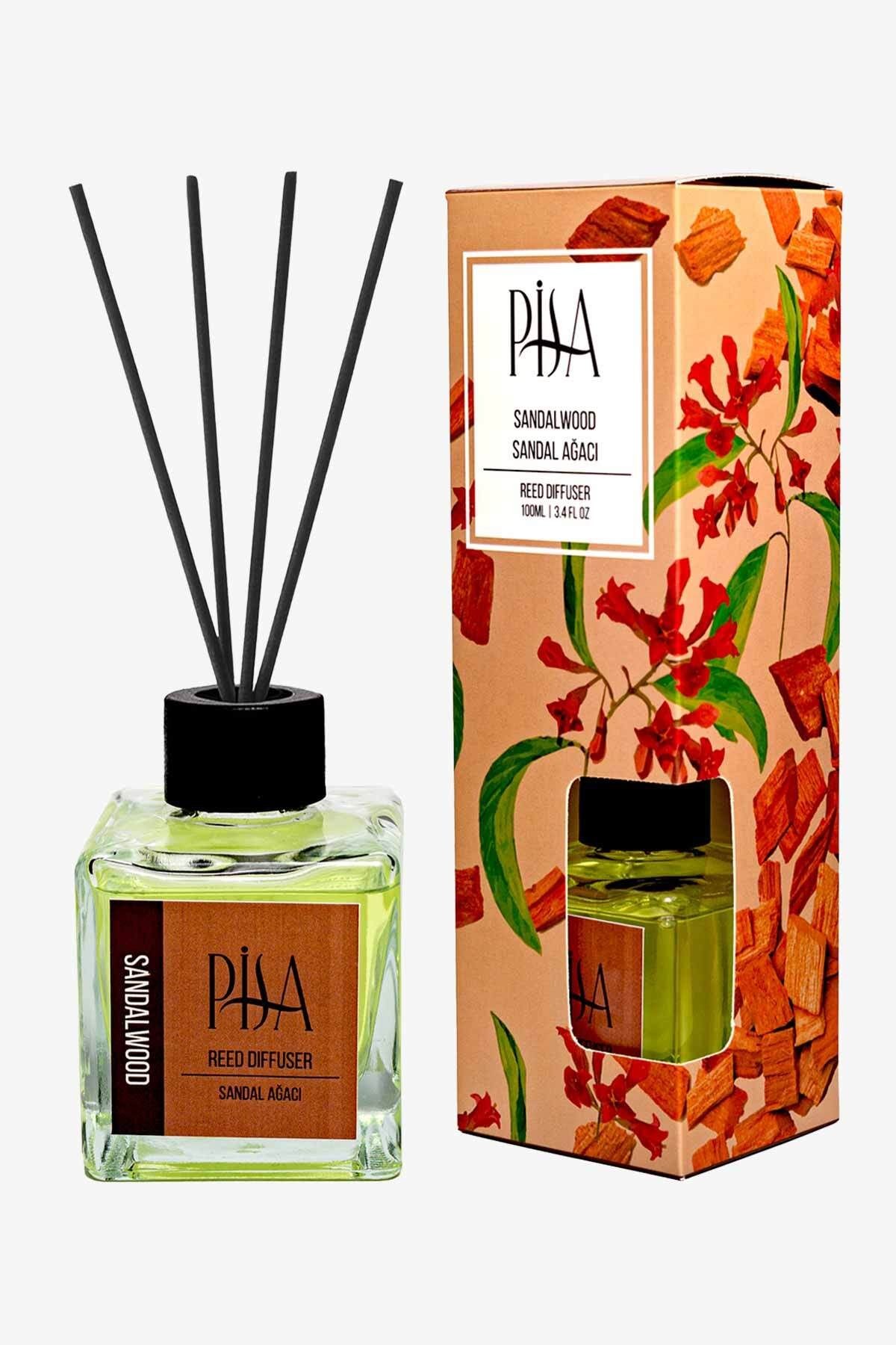 Sandal Ağacı Çubuklu Oda Kokusu Sandalwood Reed Diffuser 100ml