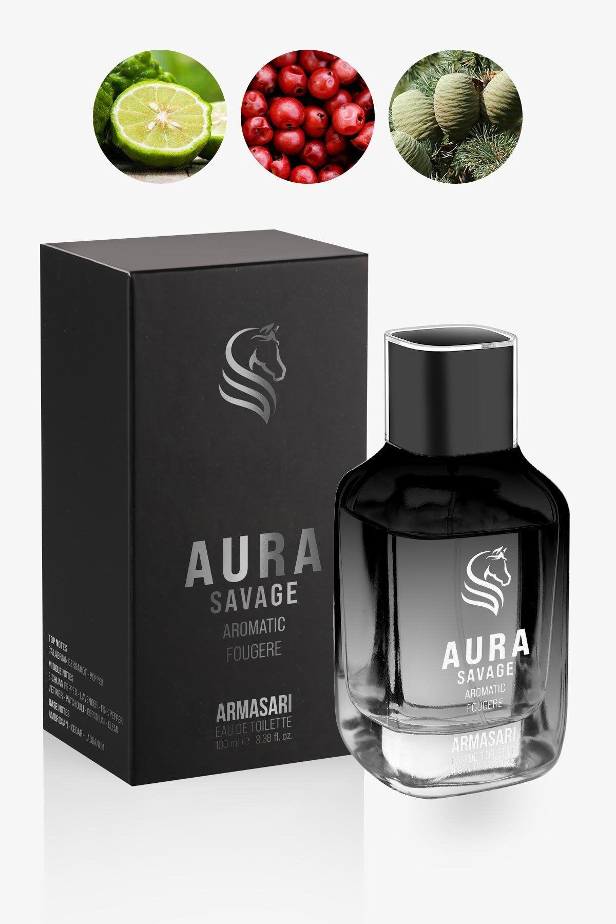 Aura Savage Bergamot Uzun Süre Kalıcı 100 ml Edt Erkek Parfüm