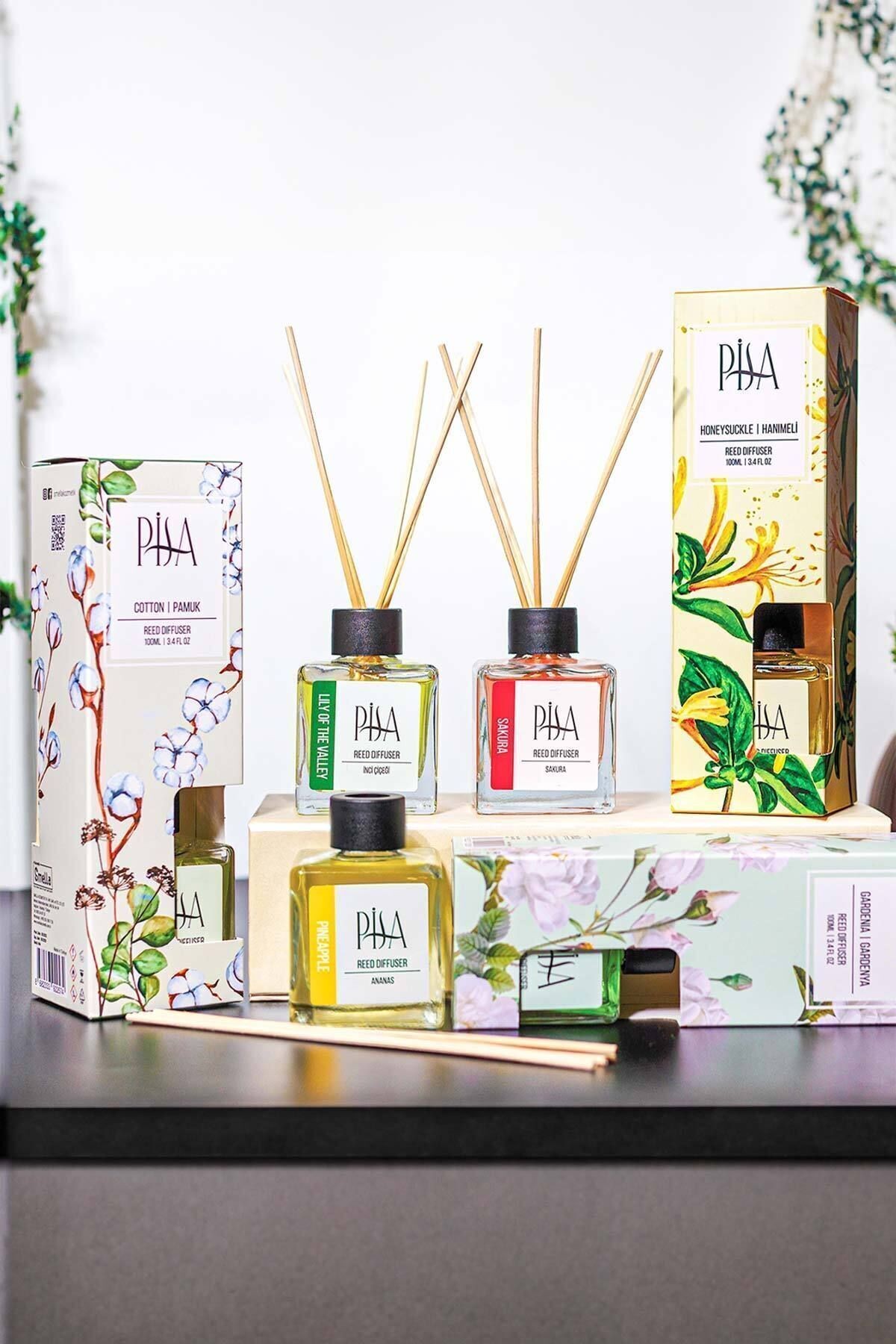 Bebek Pudrası Çubuklu Oda Kokusu Baby Powder Reed Diffuser 100ml