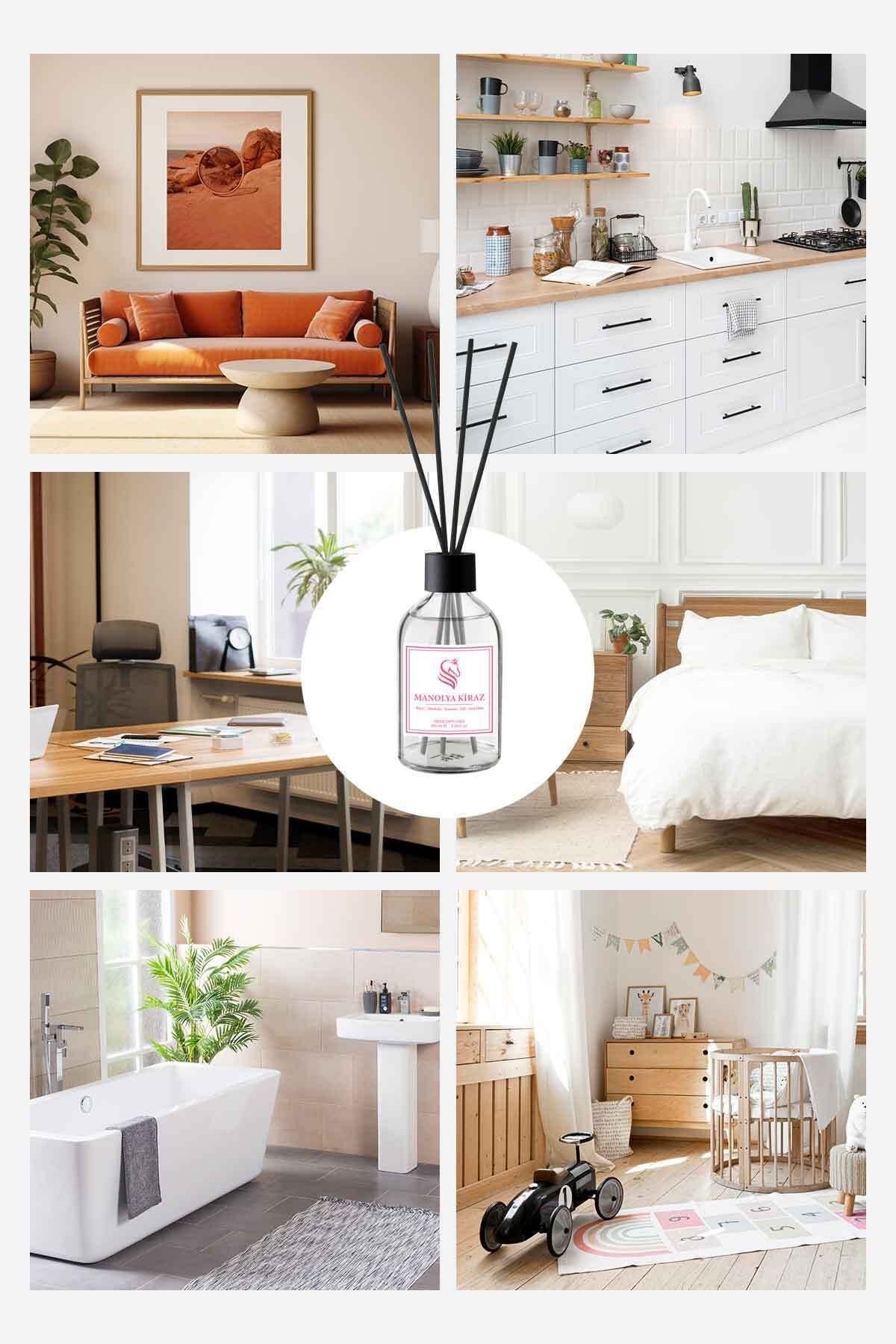 Manolya Kiraz Çubuklu Oda Kokusu Magnolia Cherry Reed Diffuser 100ml