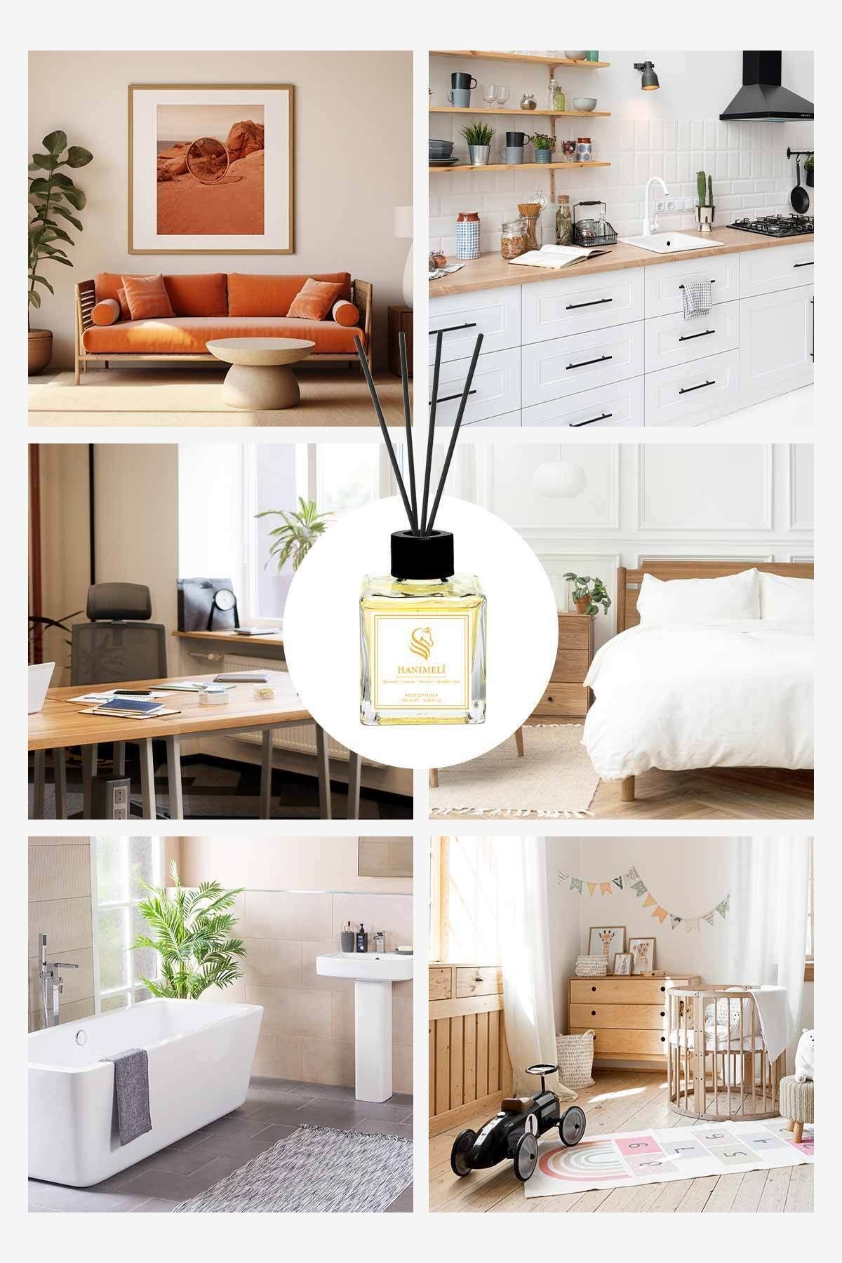 Hanımeli Çubuklu Oda Kokusu Honeysuckle Reed Diffuser 100ml