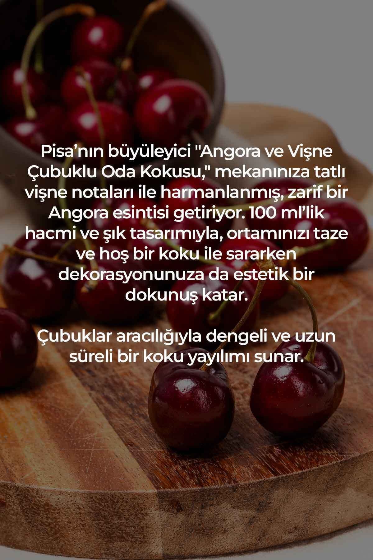 Angora Vişne Çubuklu Oda Kokusu Angora Cherry Reed Diffuser 100ml