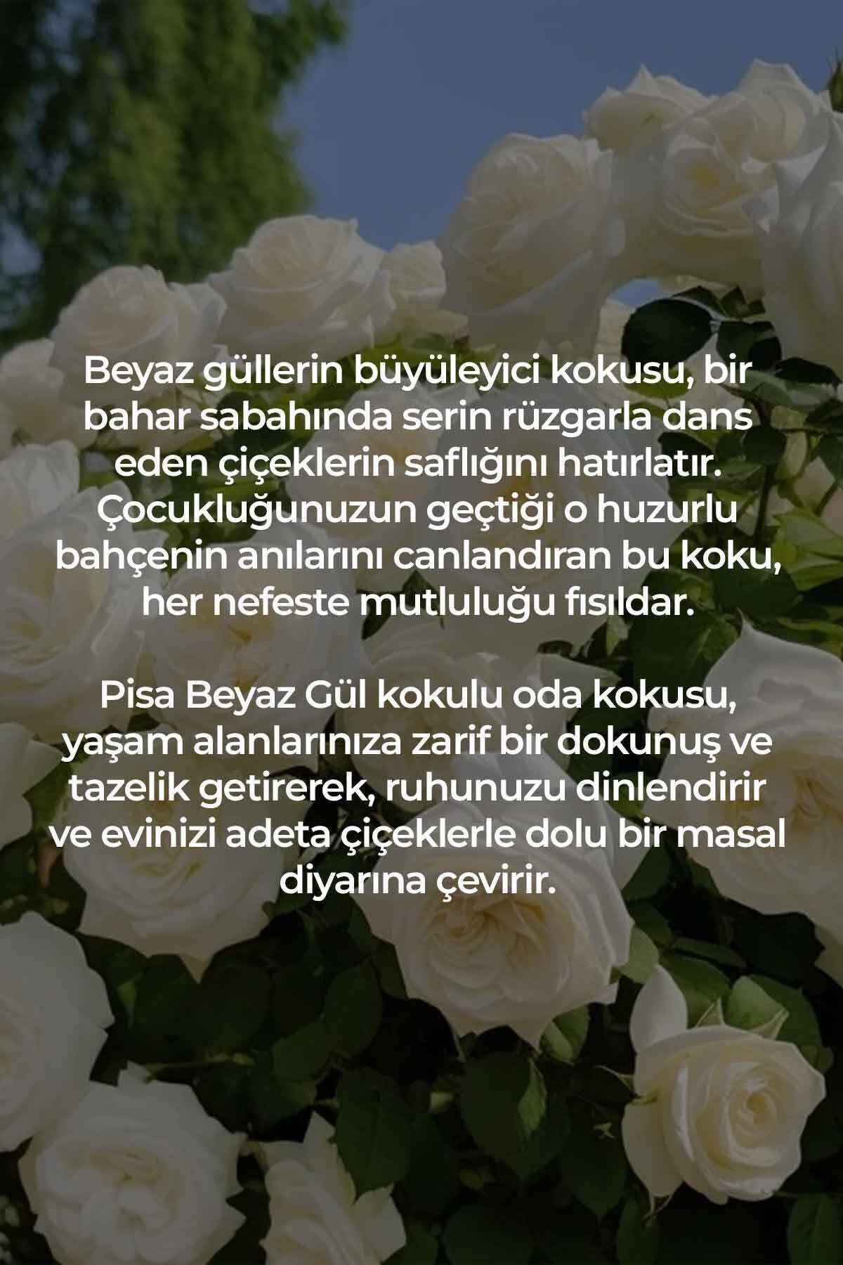 Beyaz Gül Çubuklu Oda Kokusu White Rose Reed Diffuser 100ml