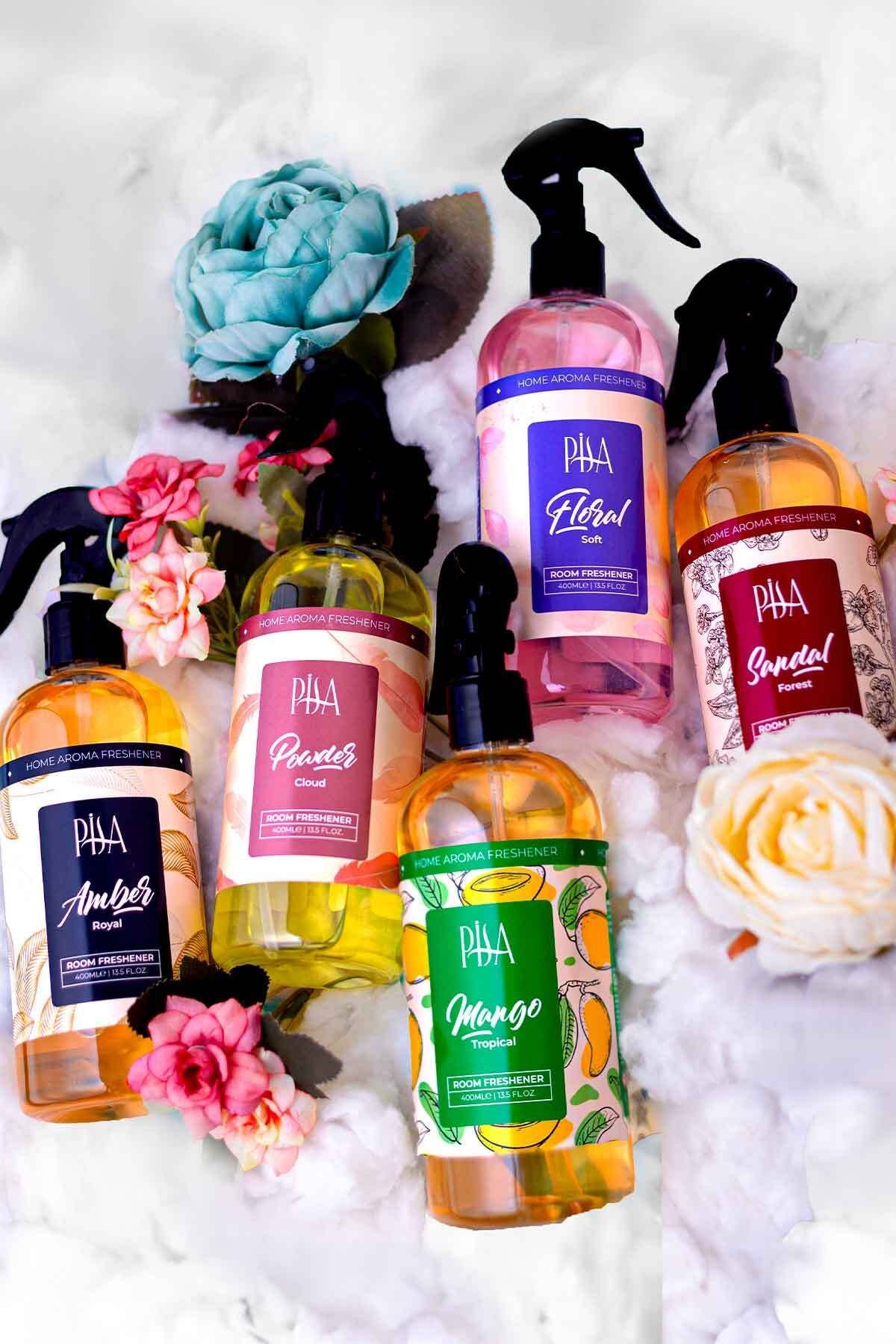 Mango Parfümlü Oda Ve Çamaşır Spreyi Ortam Ve Kumaş Kokusu Mango Tropikal Room Spray 400ml