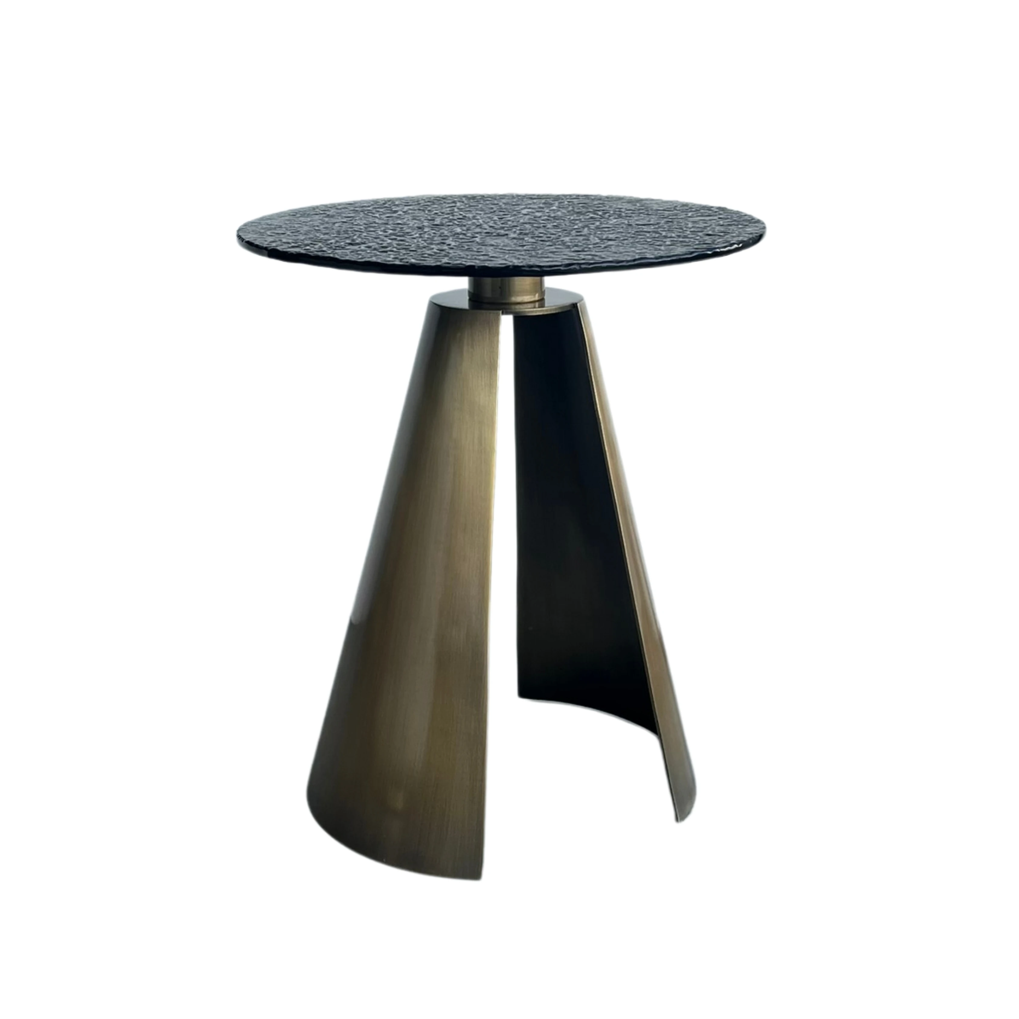 HERSE METAL AYAKLI CAM YAN SEHPA - BRONZ