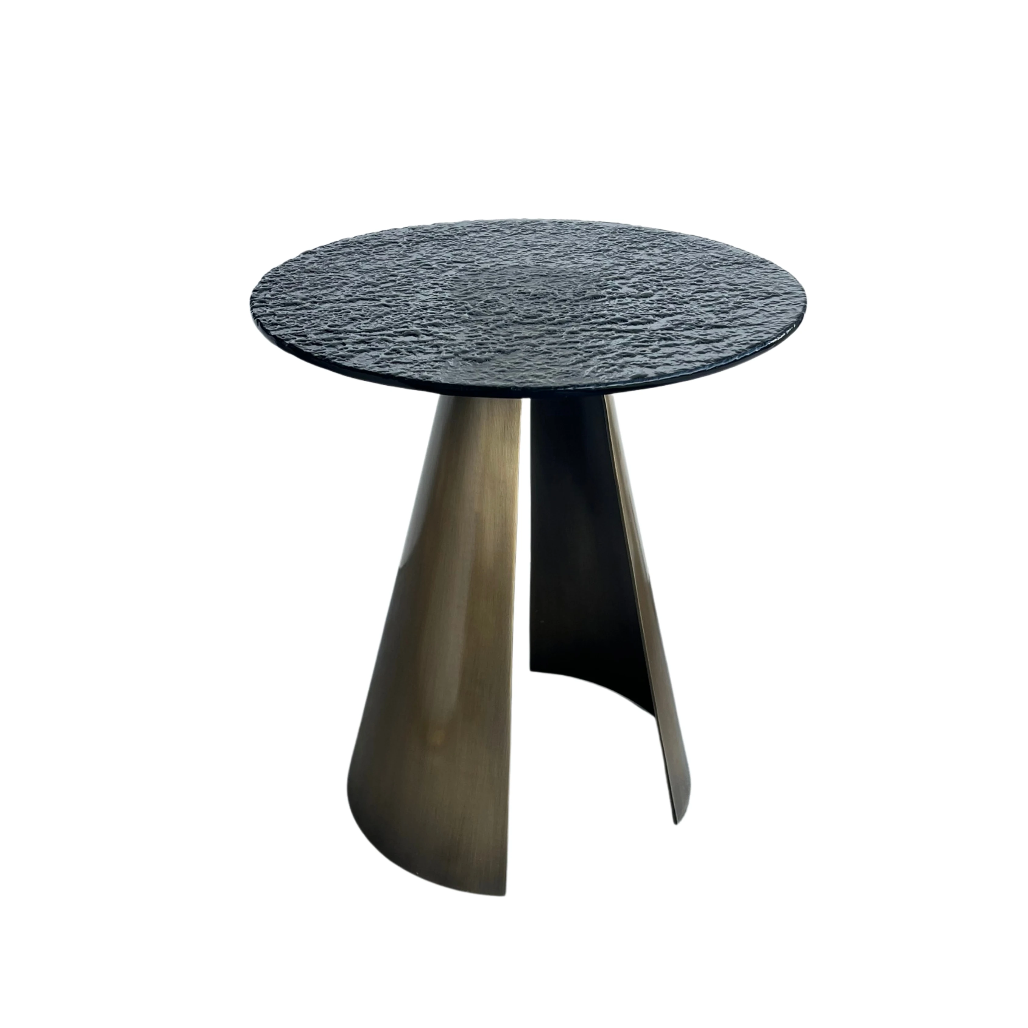 HERSE METAL AYAKLI CAM YAN SEHPA - FÜME