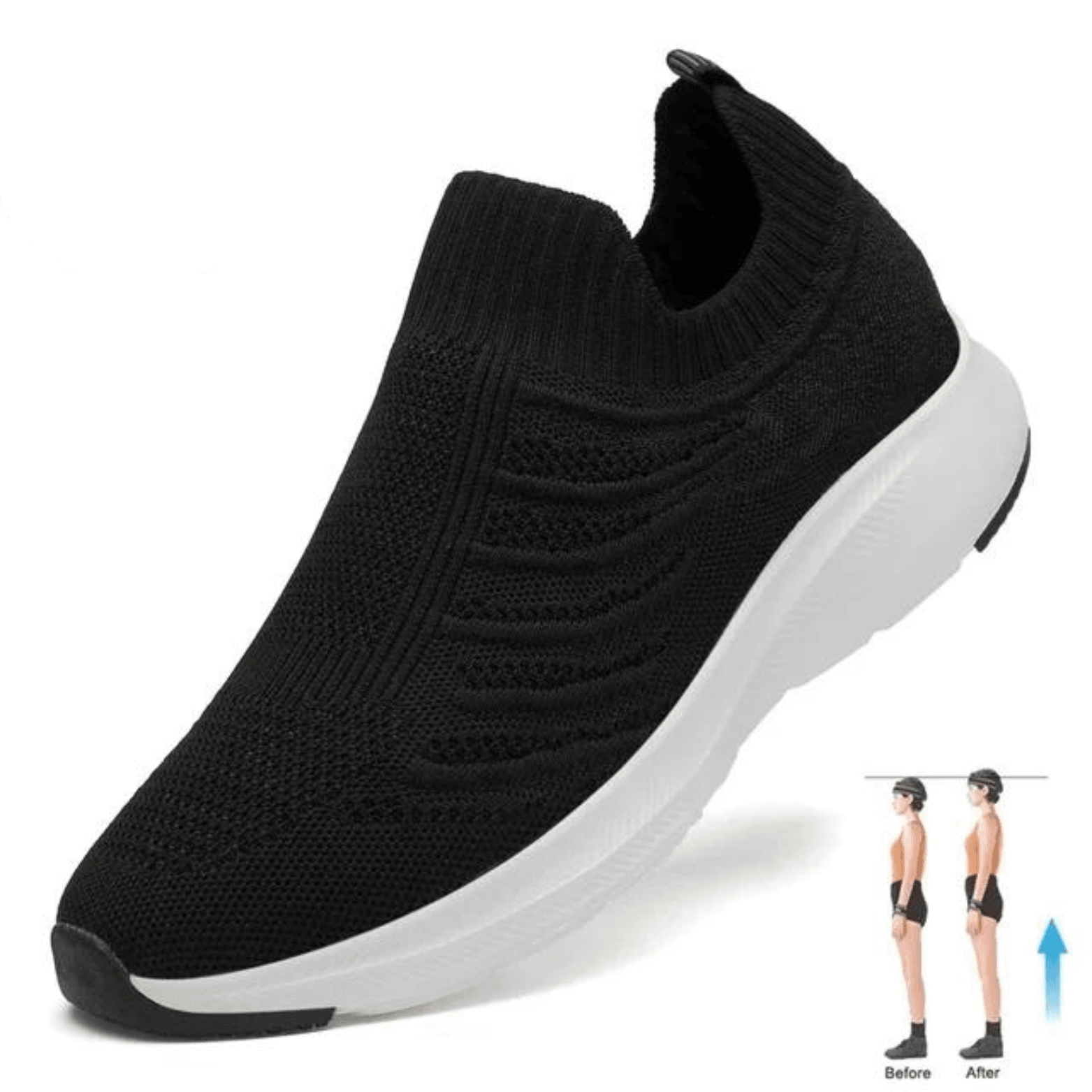 LevelStep Flexible Shoes (+7CM)