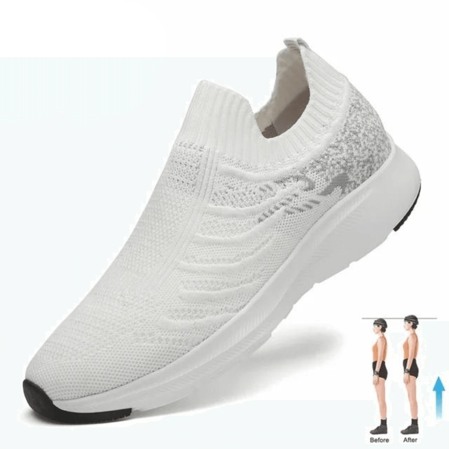 LevelStep Flexible Shoes (+7CM)