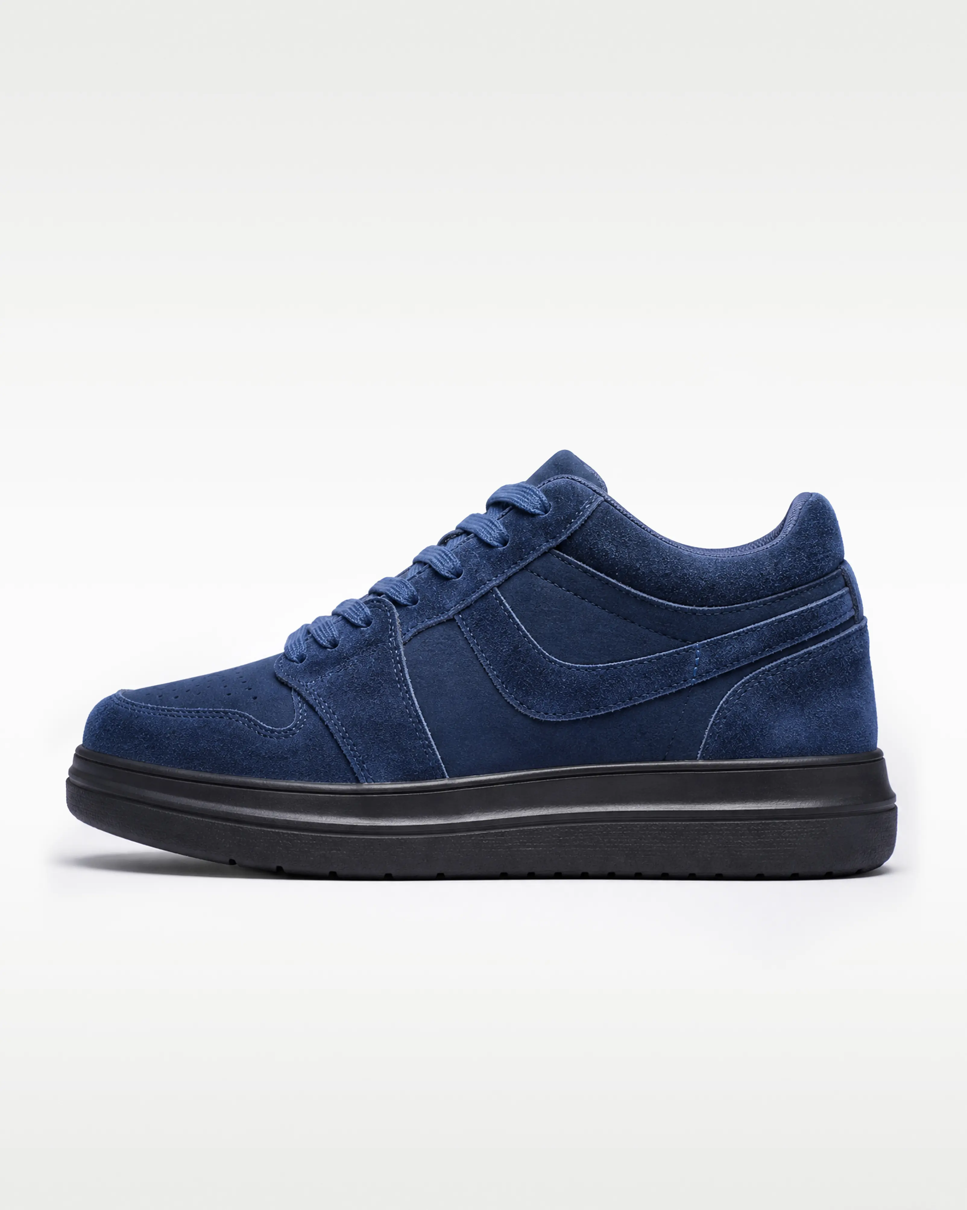 Icon Premium Lacivert Süet (+10CM)
