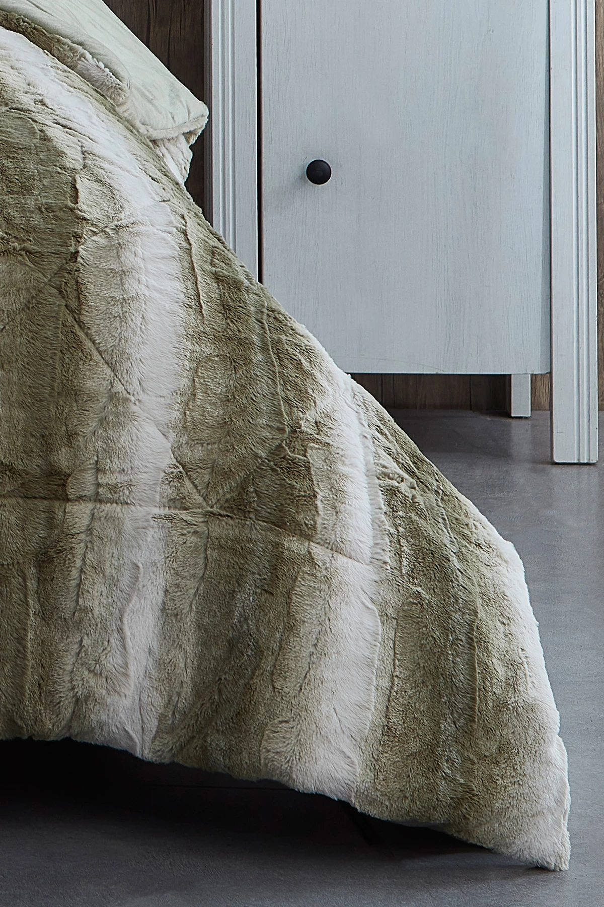 Liva Çift Kişilik Kürk Yorgan/Yatak Örtüsü