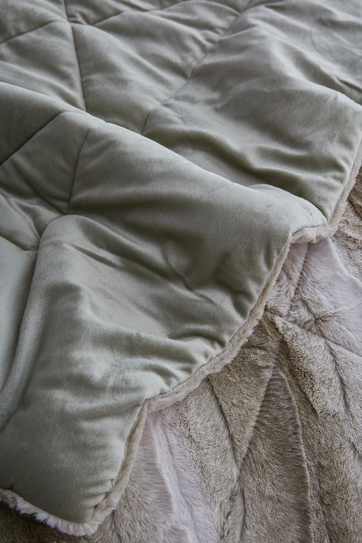 Liva Çift Kişilik Kürk Yorgan/Yatak Örtüsü