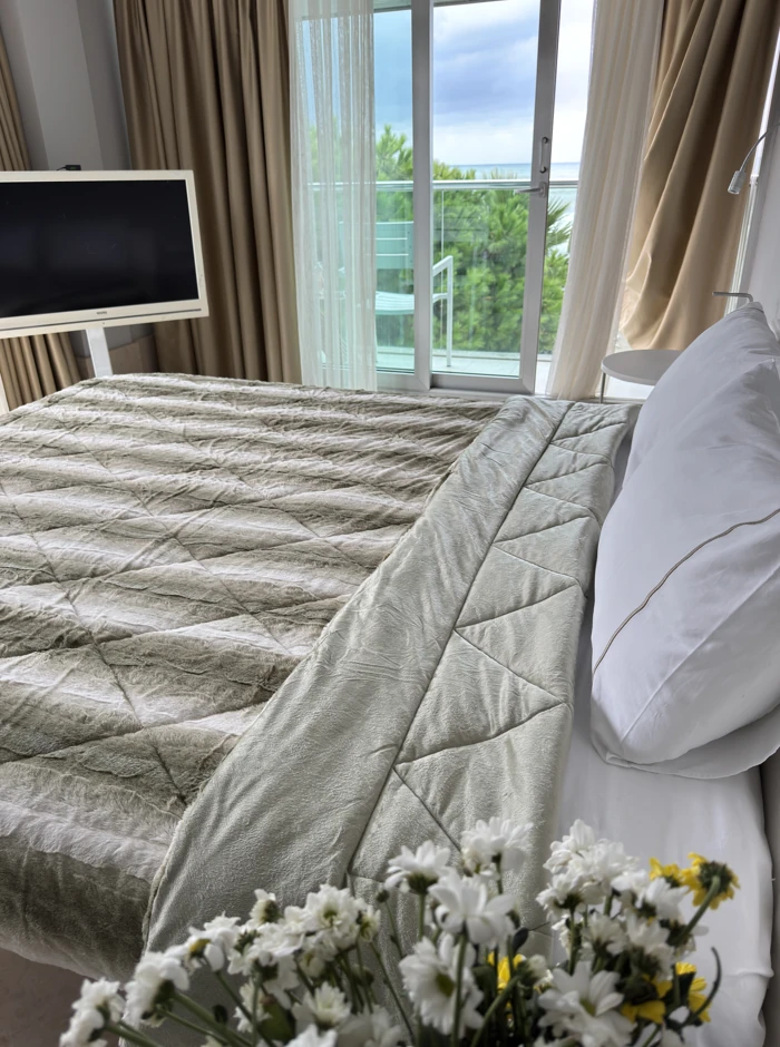 Liva Çift Kişilik Kürk Yorgan/Yatak Örtüsü