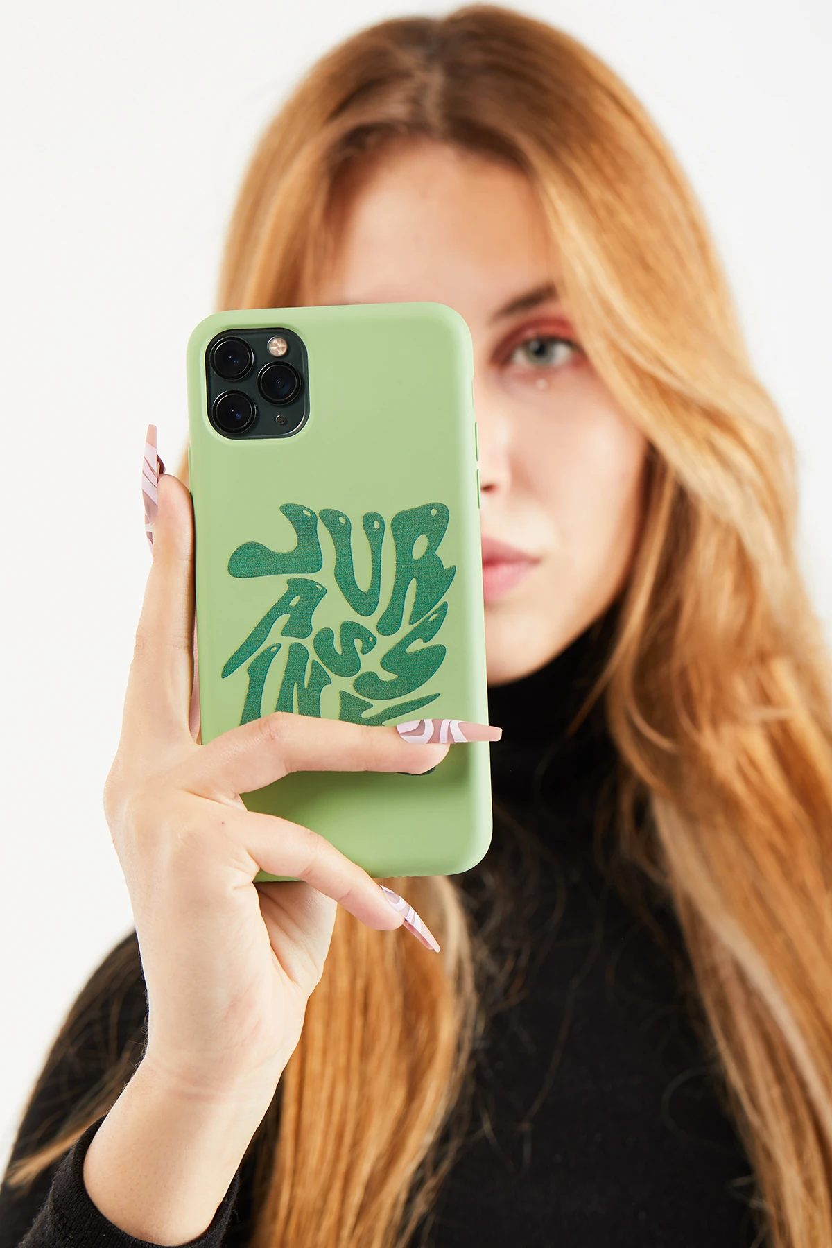 Iphone Uyumlu Groovy Yeşil Telefon Kılıfı