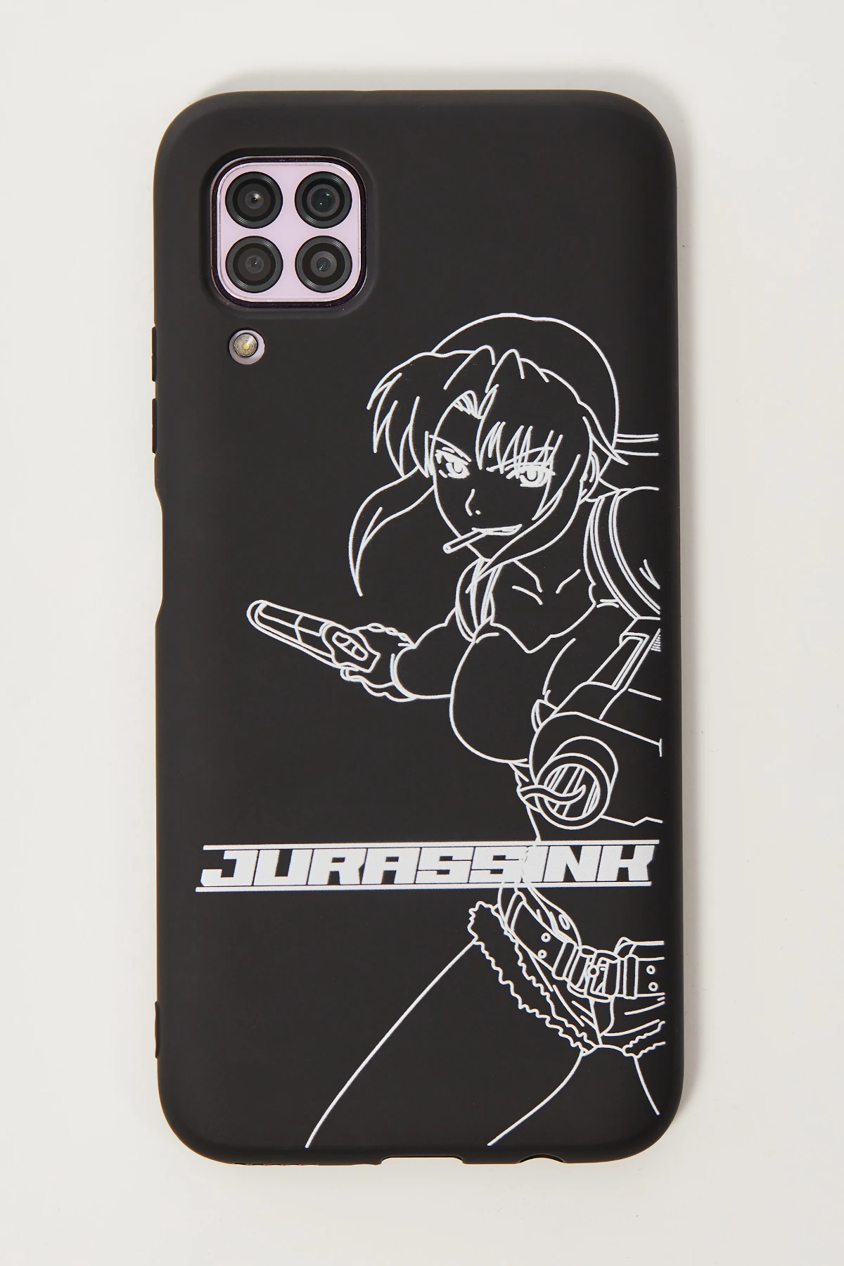 Huawei Uyumlu Manga Siyah Telefon Kılıfı