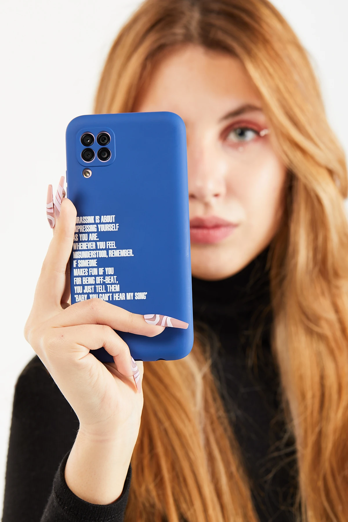 Huawei As You Are Lacivert Telefon Kılıfı