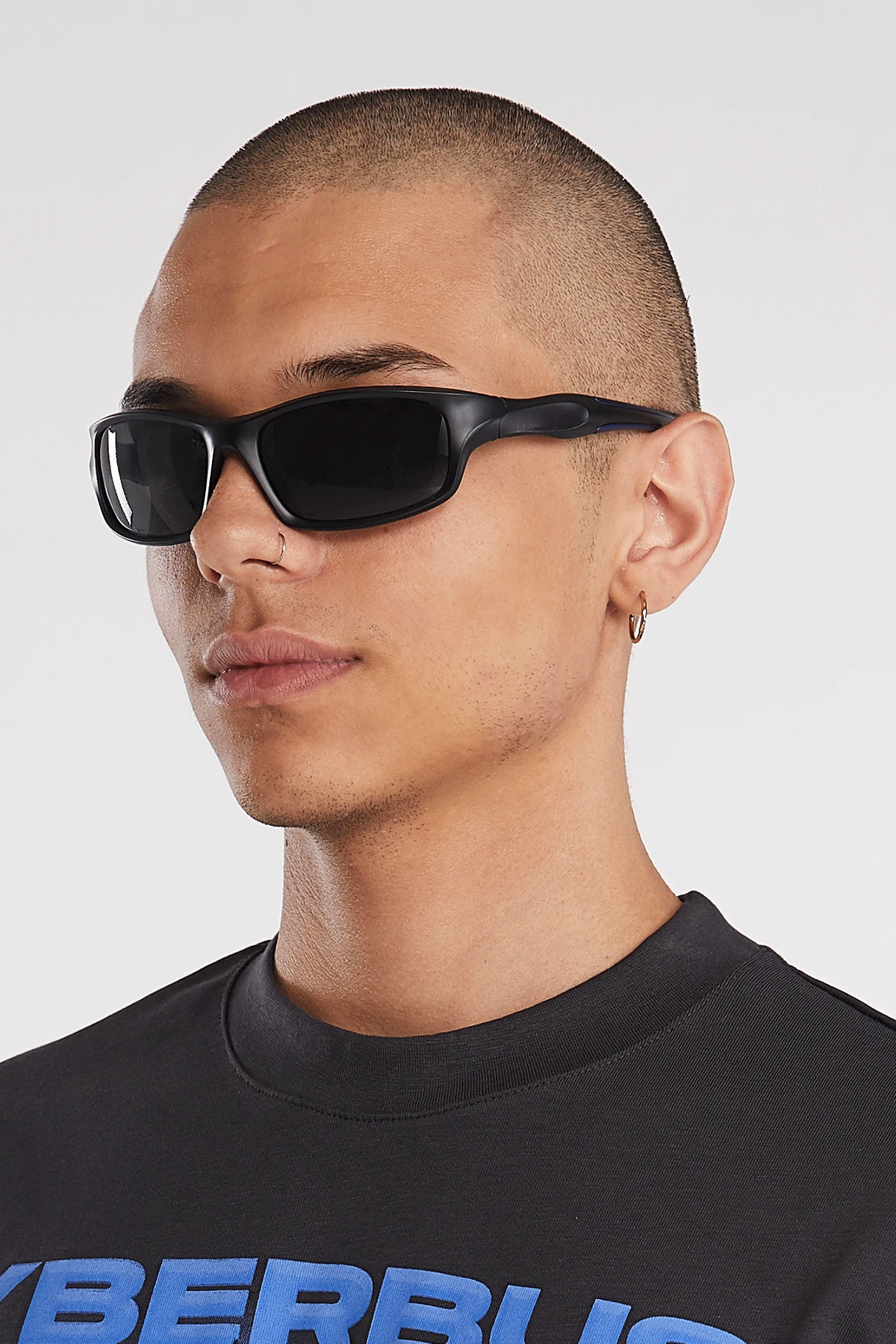 Unisex Siyah Cyber Güneş Gözlüğü