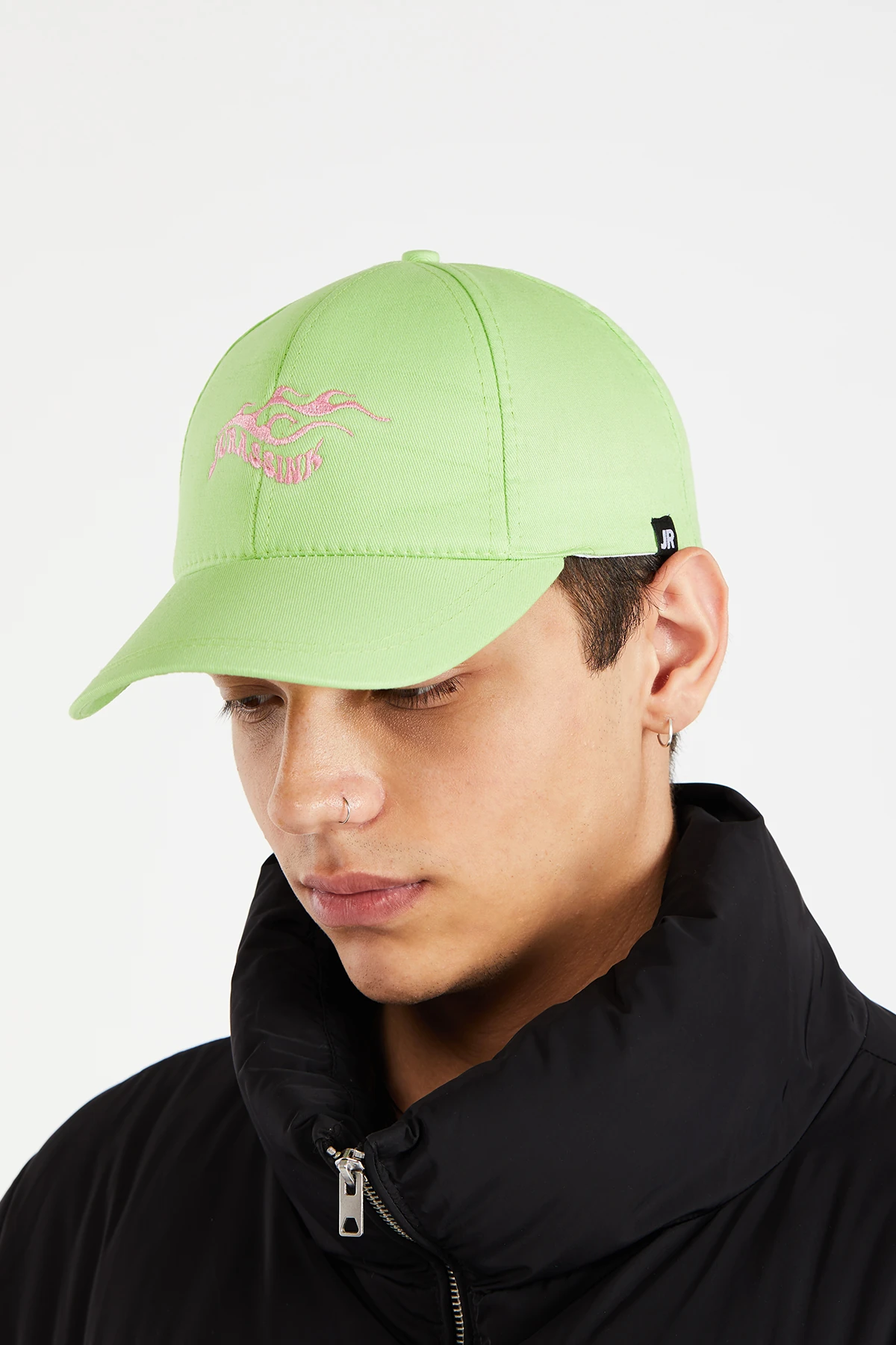 Erkek Nakış işlemeli Yeşil Şapka