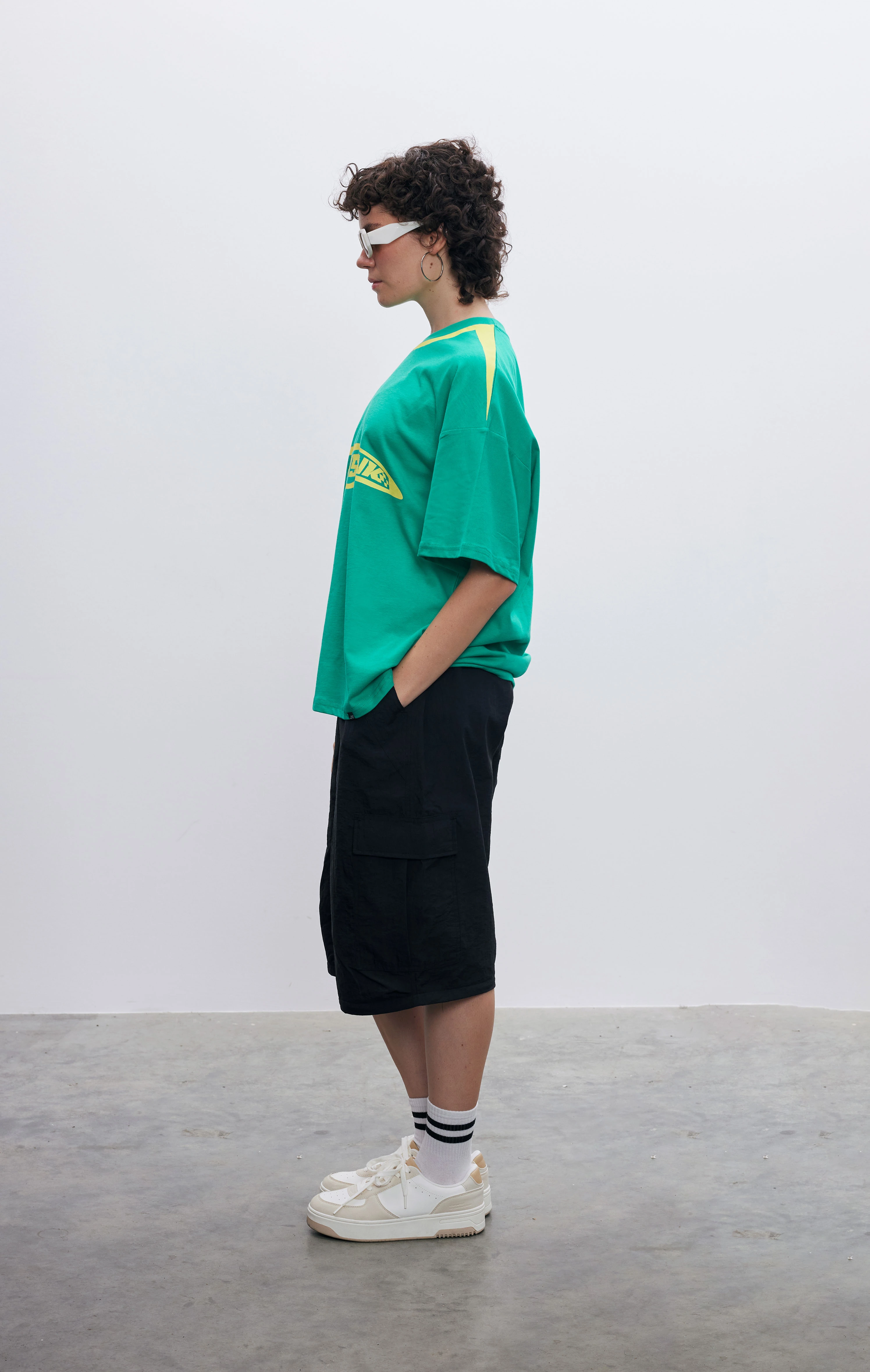 Kadın Frontrunner Yeşil Jersey T-shirt