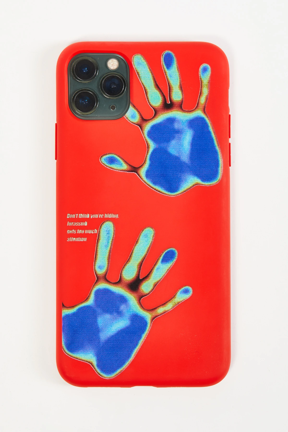 Iphone Uyumlu Thermal Hands Kırmızı Telefon Kılıfı