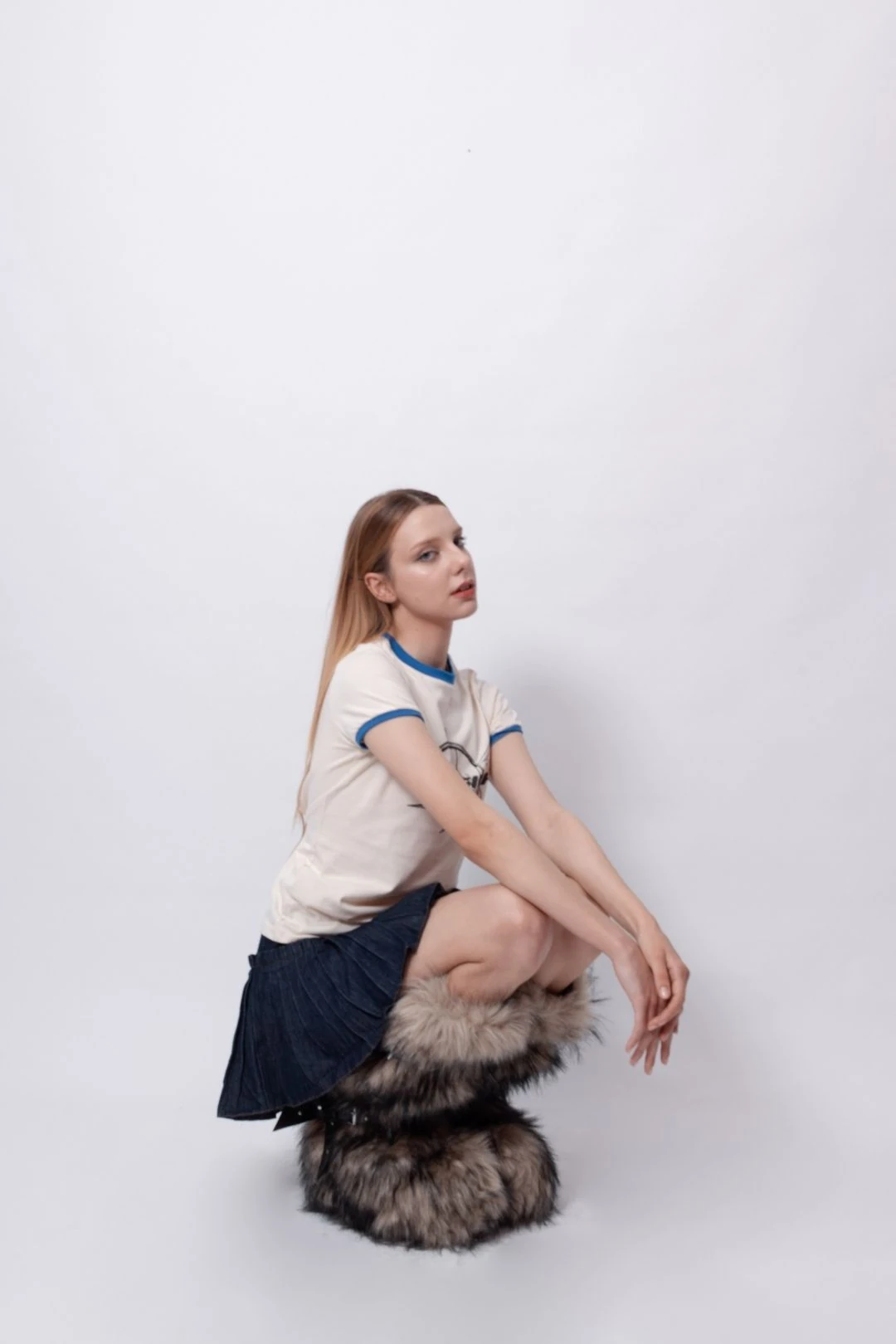 Astra Baskılı Kısa kollu Basic  Kadın T-shirt