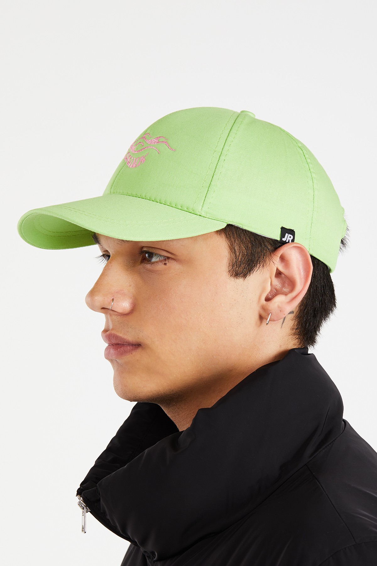 Erkek Nakış işlemeli Yeşil Şapka