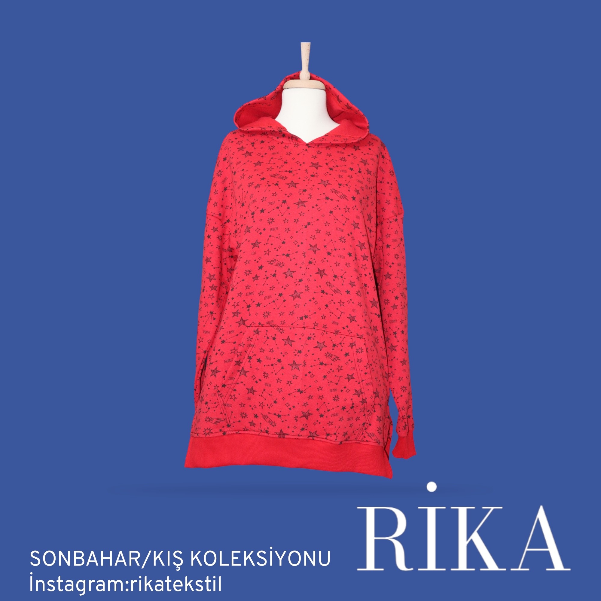 RİKA- Sweatshirt In Kırmızı