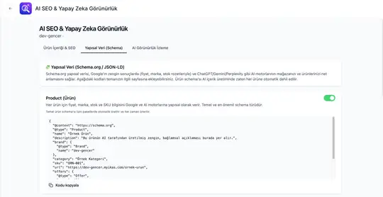 AI SEO & Yapay Zeka Görünürlük ekran görüntüsü 2