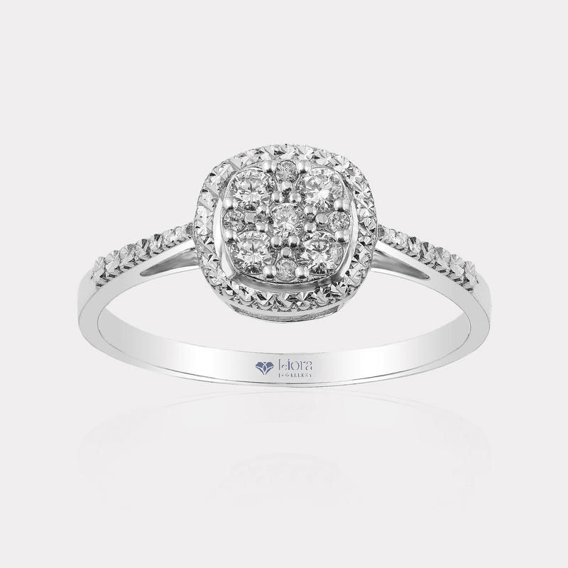 0.20 Carat Laboratuvar Pırlanta Baget Yüzük