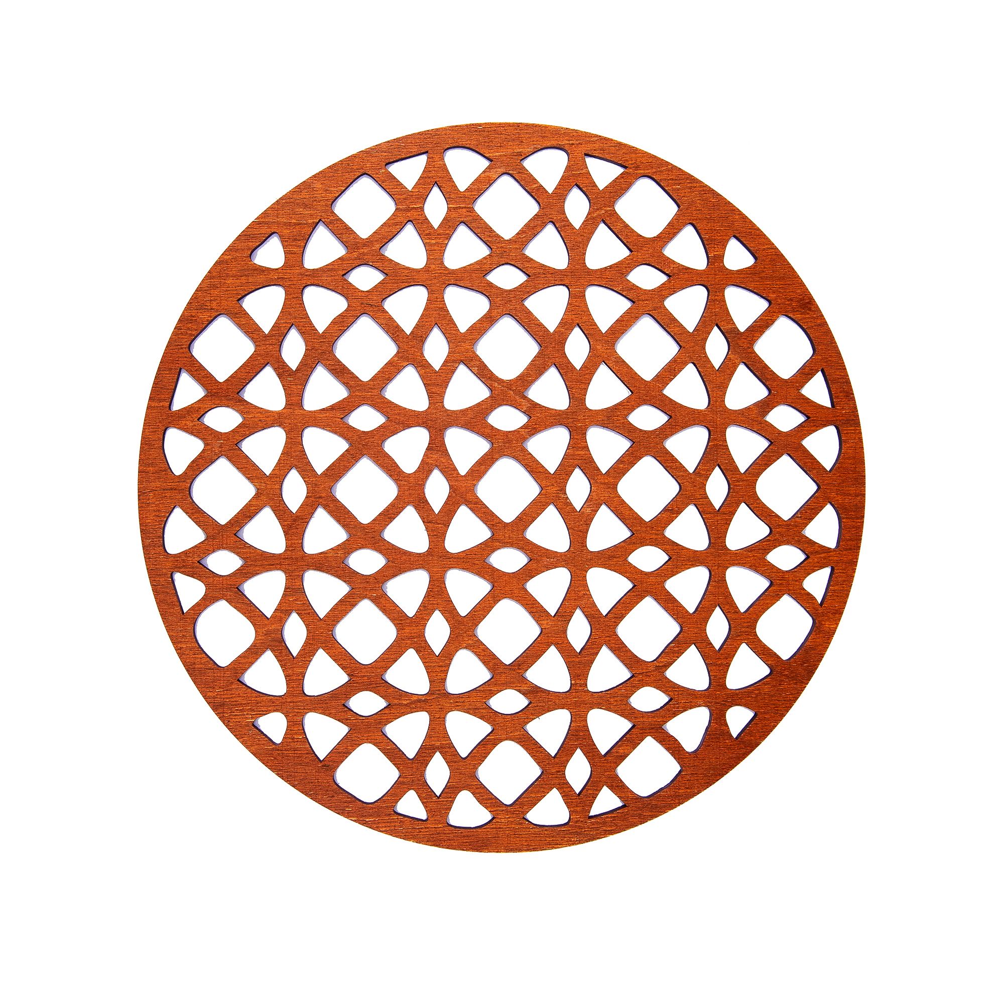 Complex Snowflake Ahşap Supla Takımı - Rose