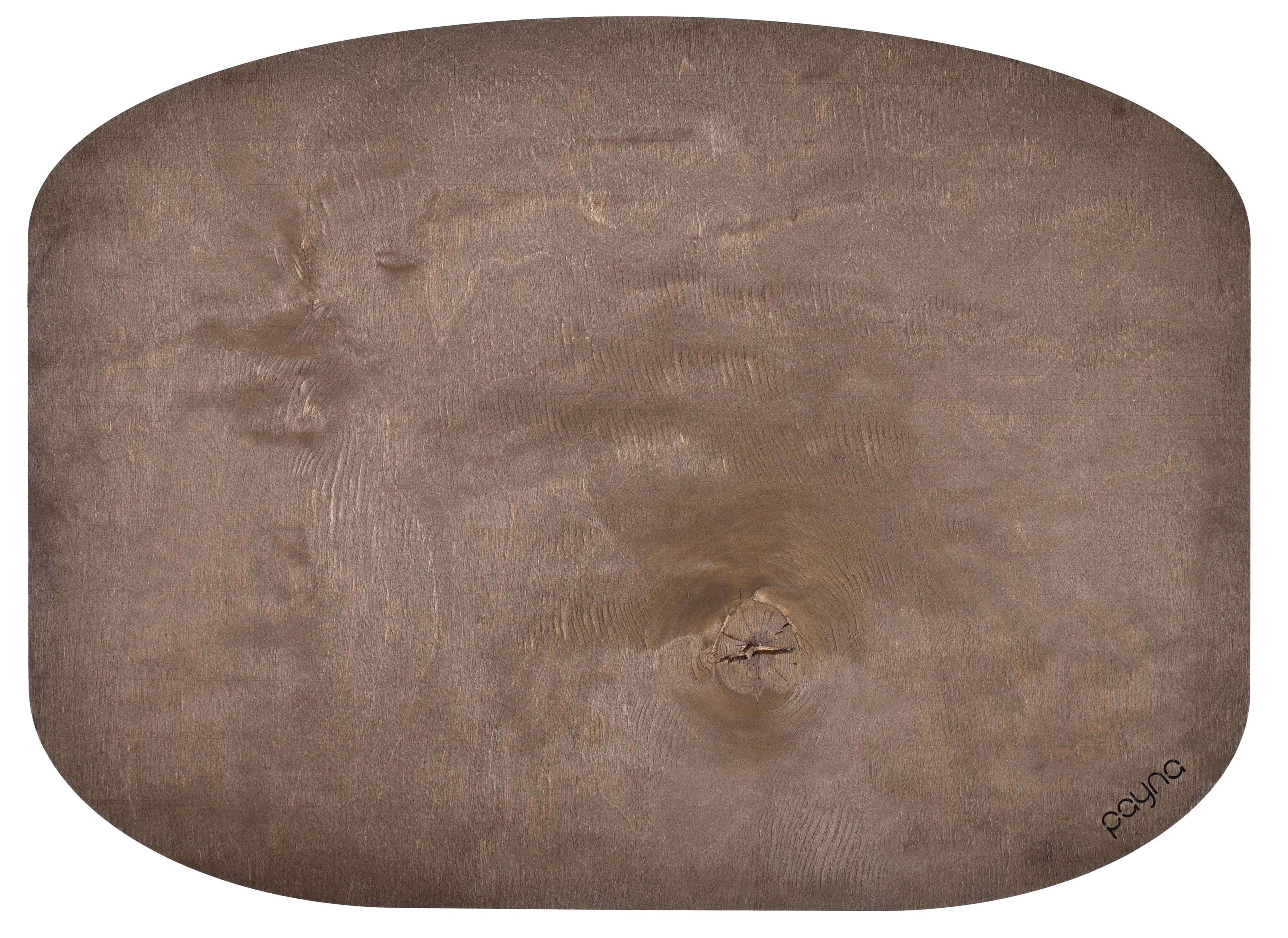 Oval Ahşap Amerikan Servis  - Wenge