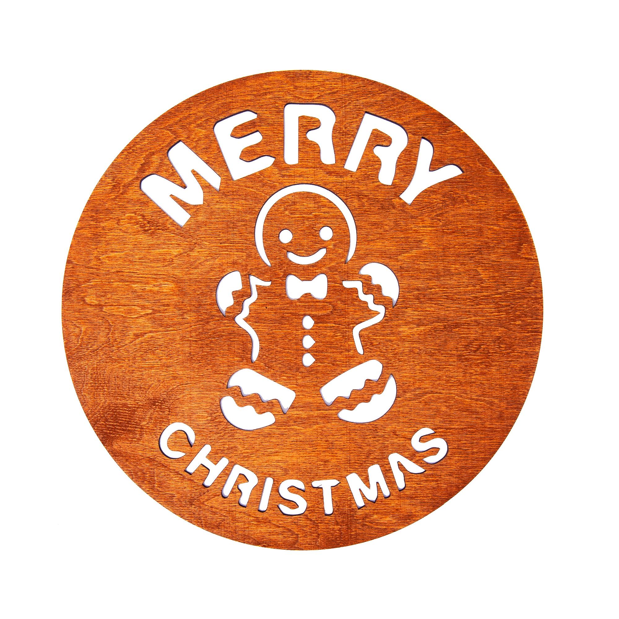 Gingerbread Man Ahşap Supla Takımı - Rose