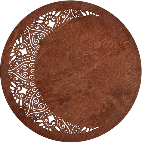Crescent Ahşap Supla Takımı - Rose