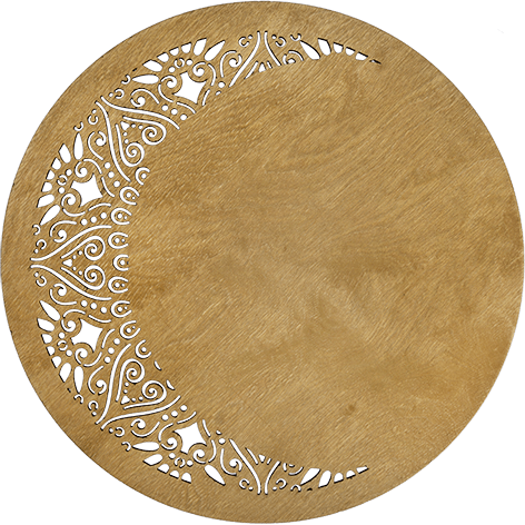 Crescent Ahşap Supla Takımı - Bal