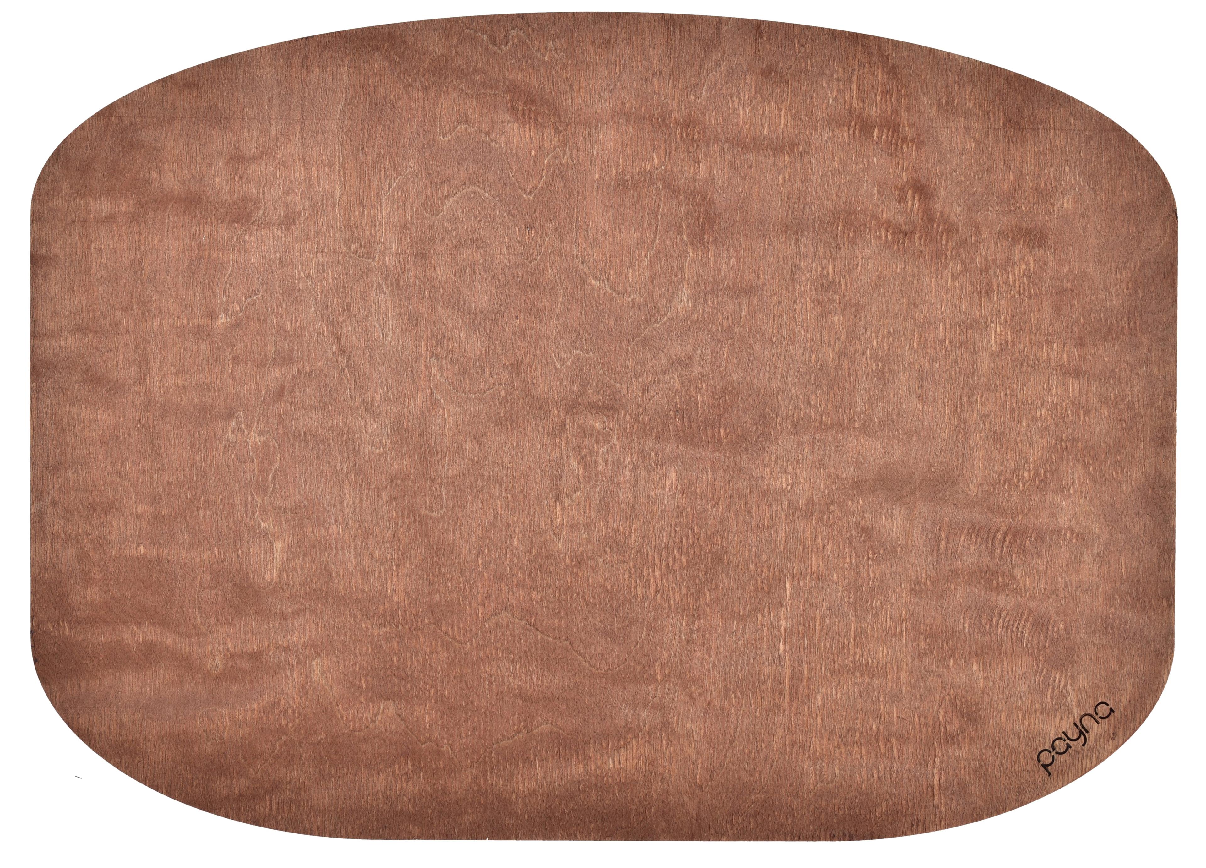 Oval Ahşap Amerikan Servis  - Rose