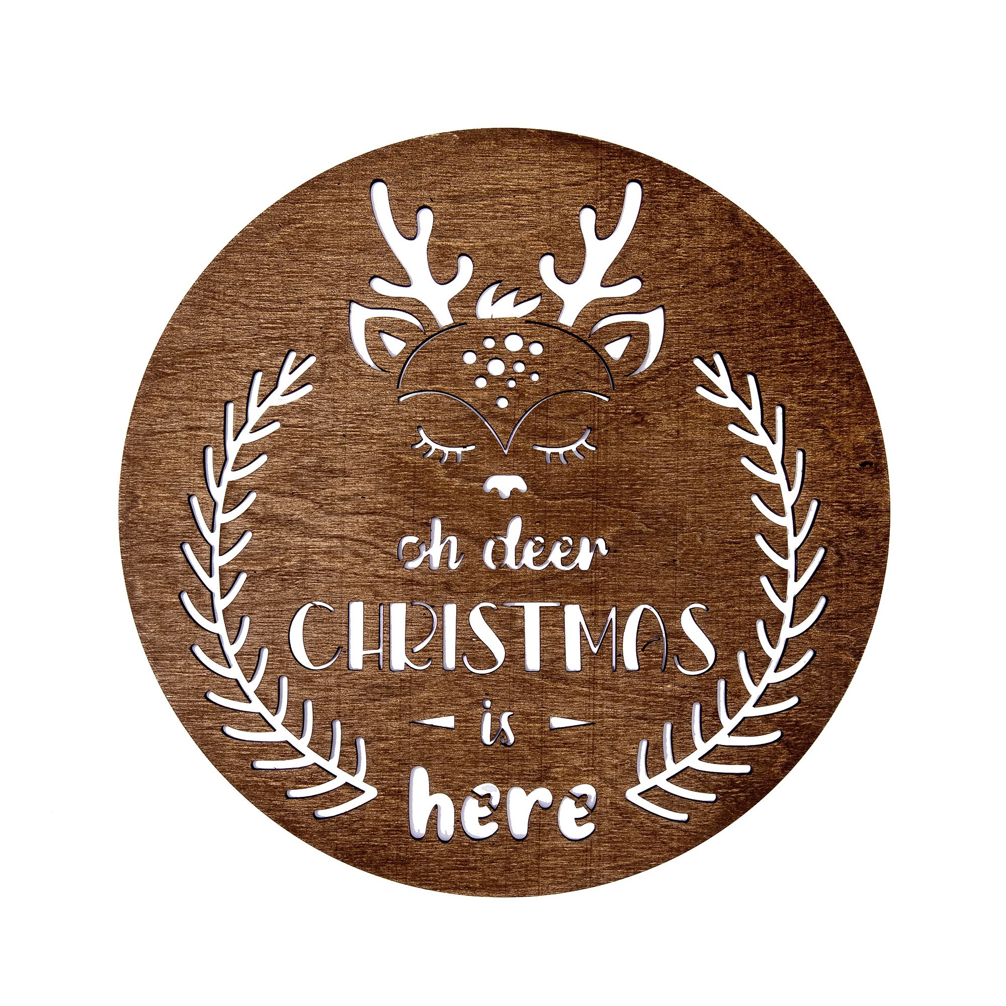 Cute Deer Ahşap Supla Takımı - Wenge