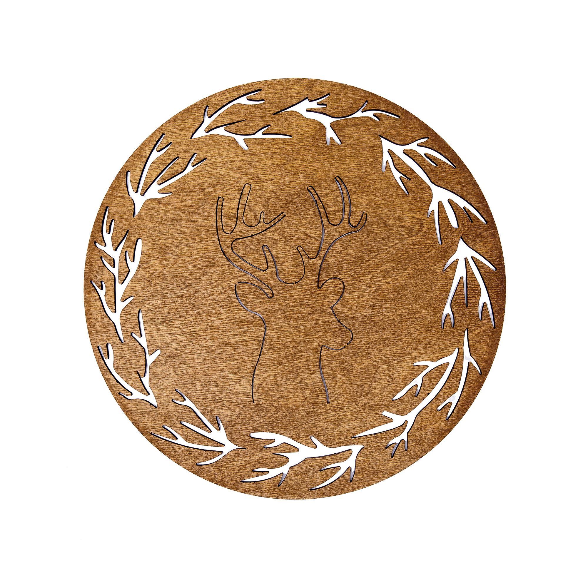 Reindeer Ahşap Supla Takımı - Ceviz
