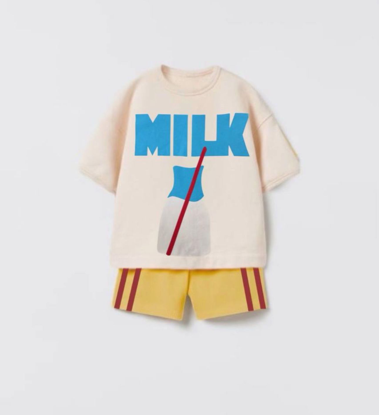 Milk Şortlu Takım