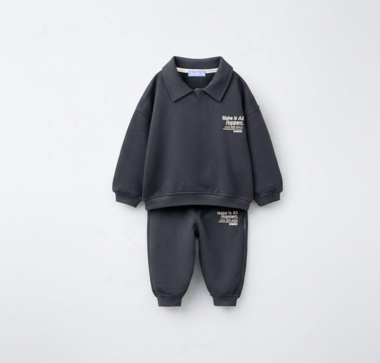 Füme Yakalı Eşofman Takımı 