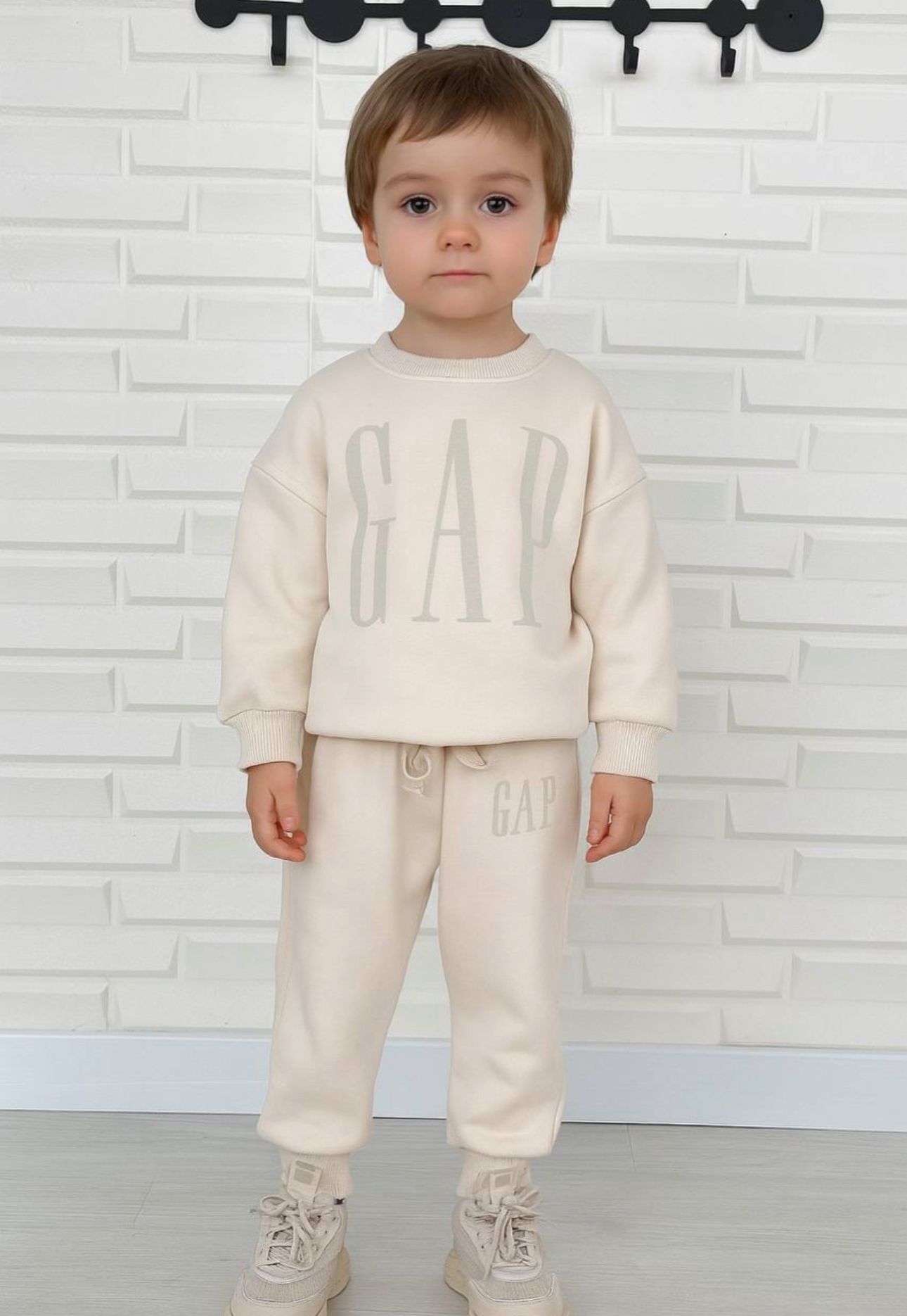 Krem Eşofman Takımı - Unisex 