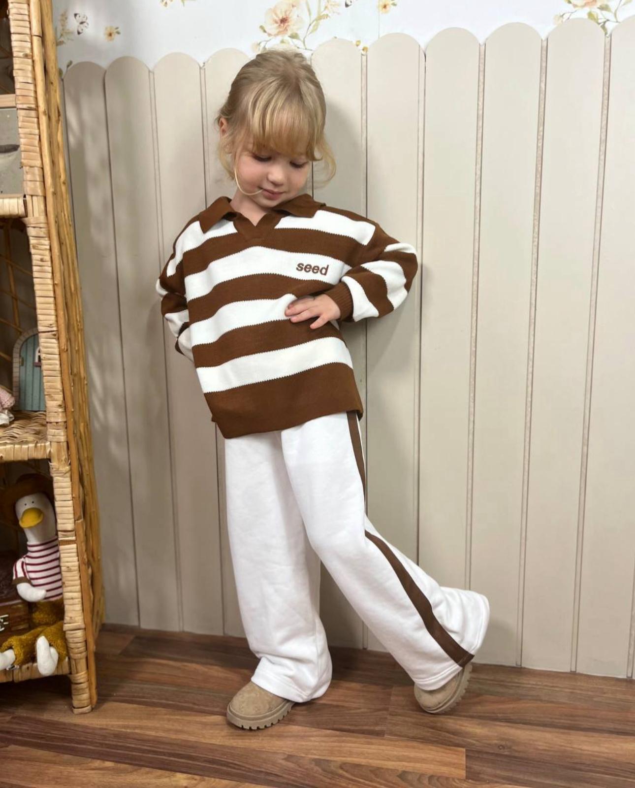 Polo Yaka Triko Kazaklı Alt Üst Takım-Unisex Model