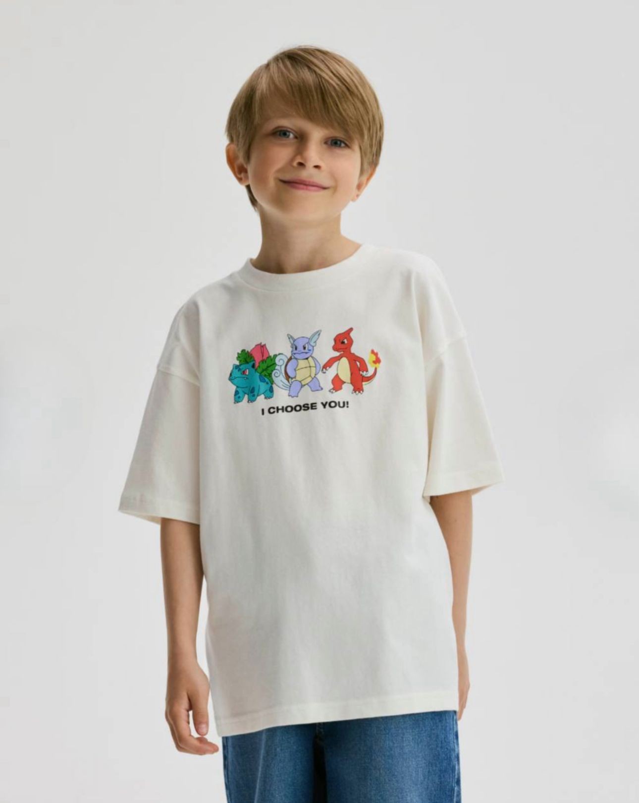Pokemon Baskı Basic T-shirt 