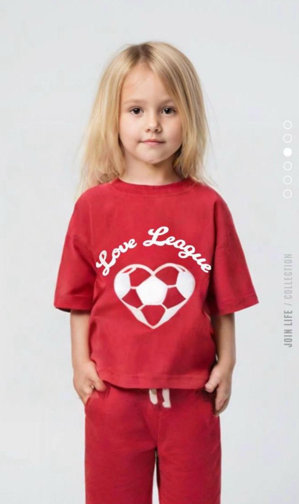Love Kırmızı Eşofmanlı Takım