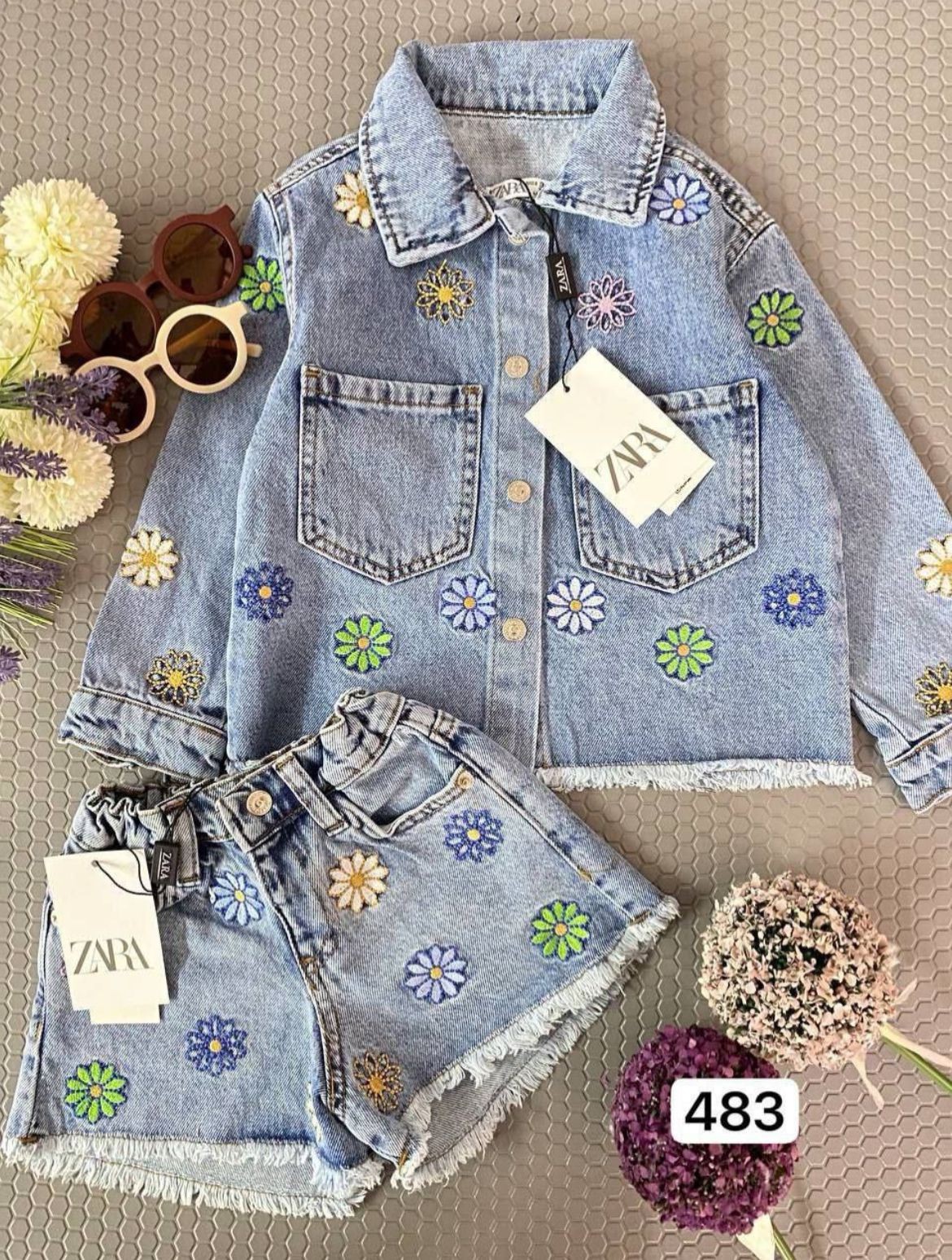 Papatyalı Denim Ceket 