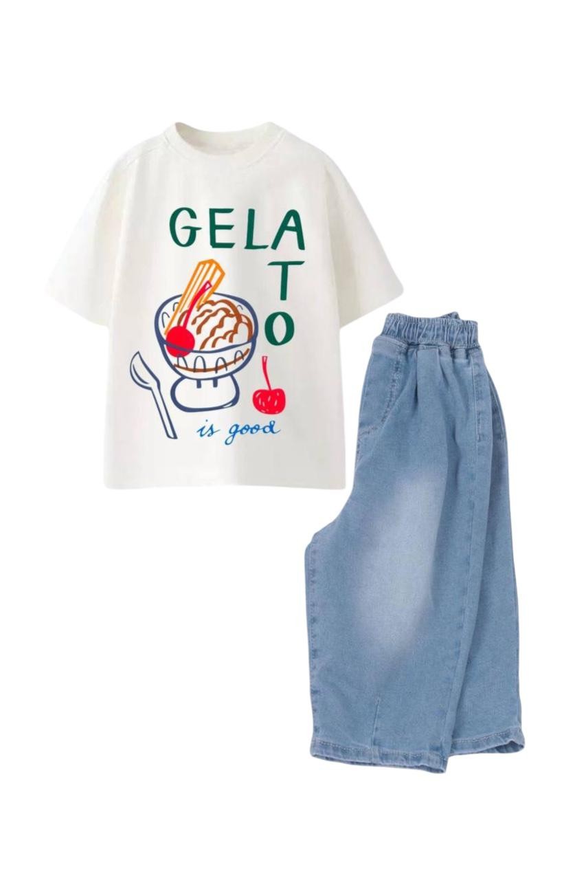 Gelato Baskı Basic T-shirt