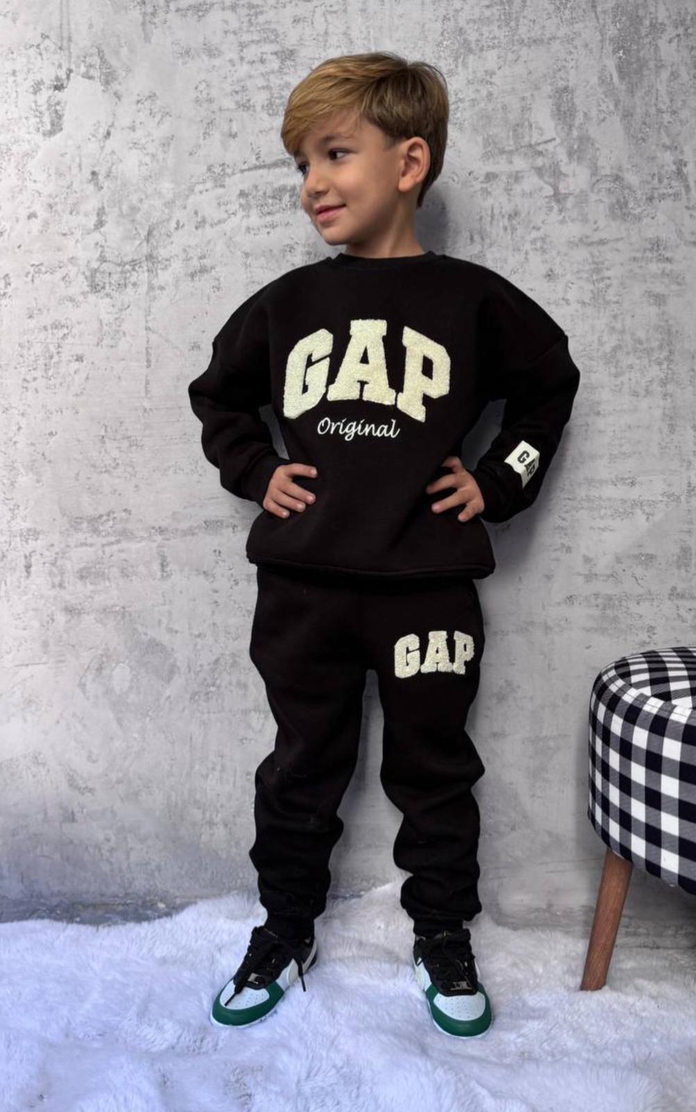 Suzen Nakışlı Siyah Eşofman Takım-ŞARDONLU